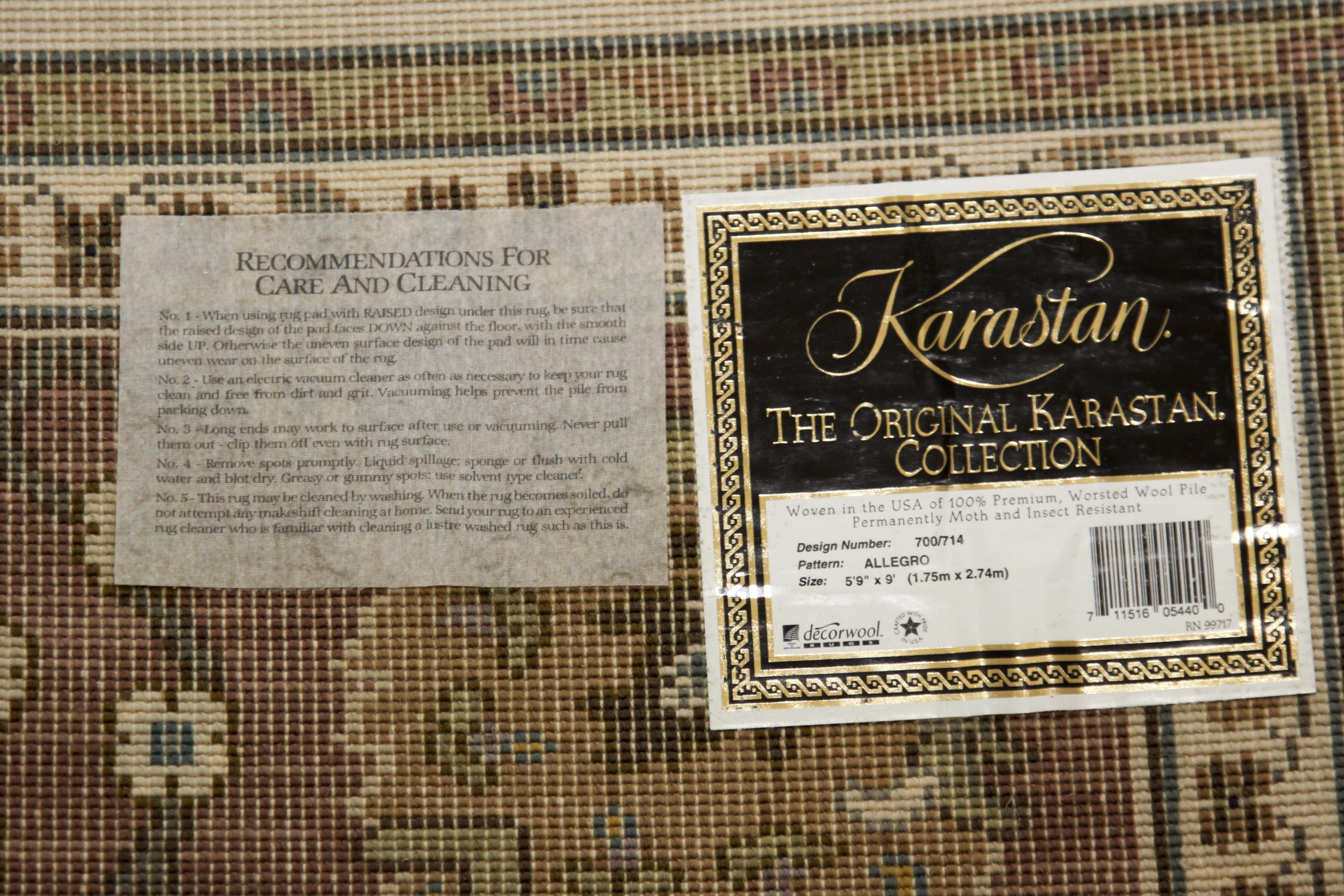 Karastan "Allegro"  Wool Woven Area Rug