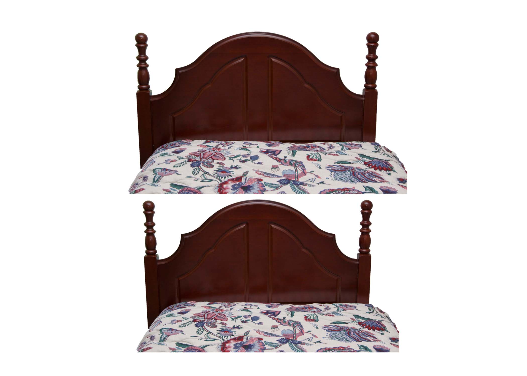 Pair of Mahogany Twin Beds