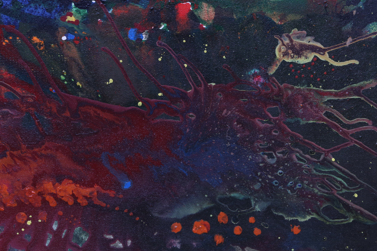 Original Abstract Acrylic Painting On Canvas "Desire"