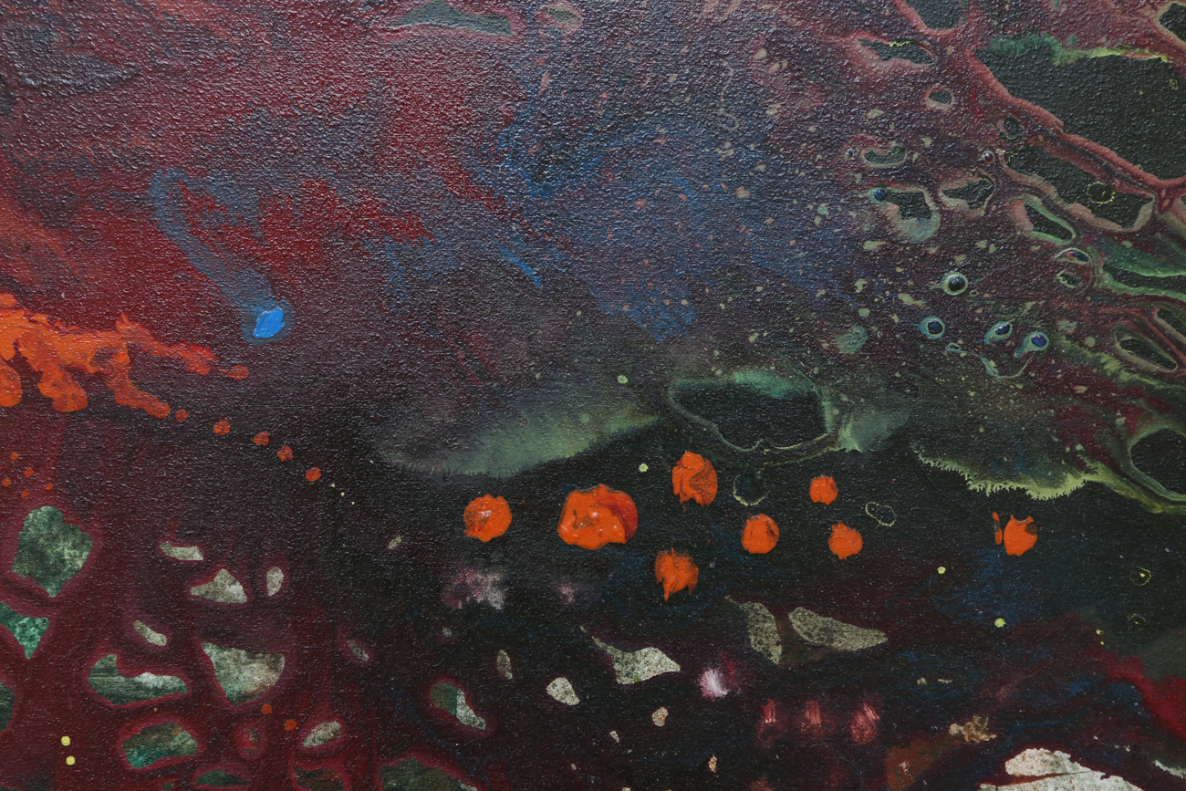 Original Abstract Acrylic Painting On Canvas "Desire"