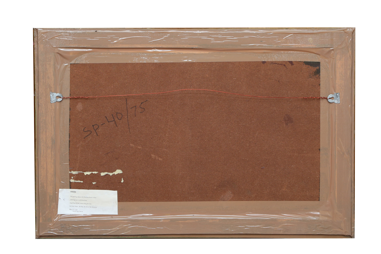 Original Abstract Acrylic Painting On Canvas "Desire"