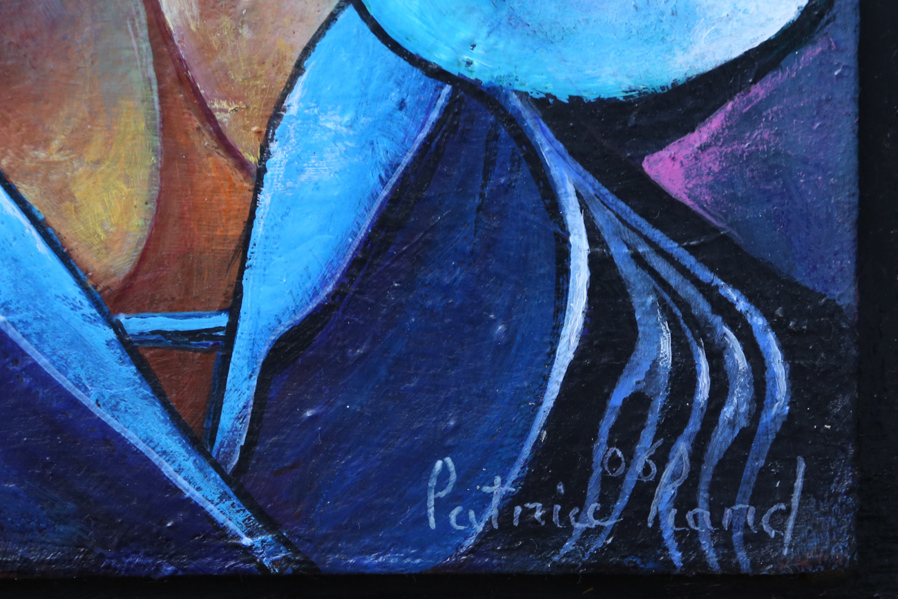 Patrice Piard Original Acrylic Painting "Blue Lady"