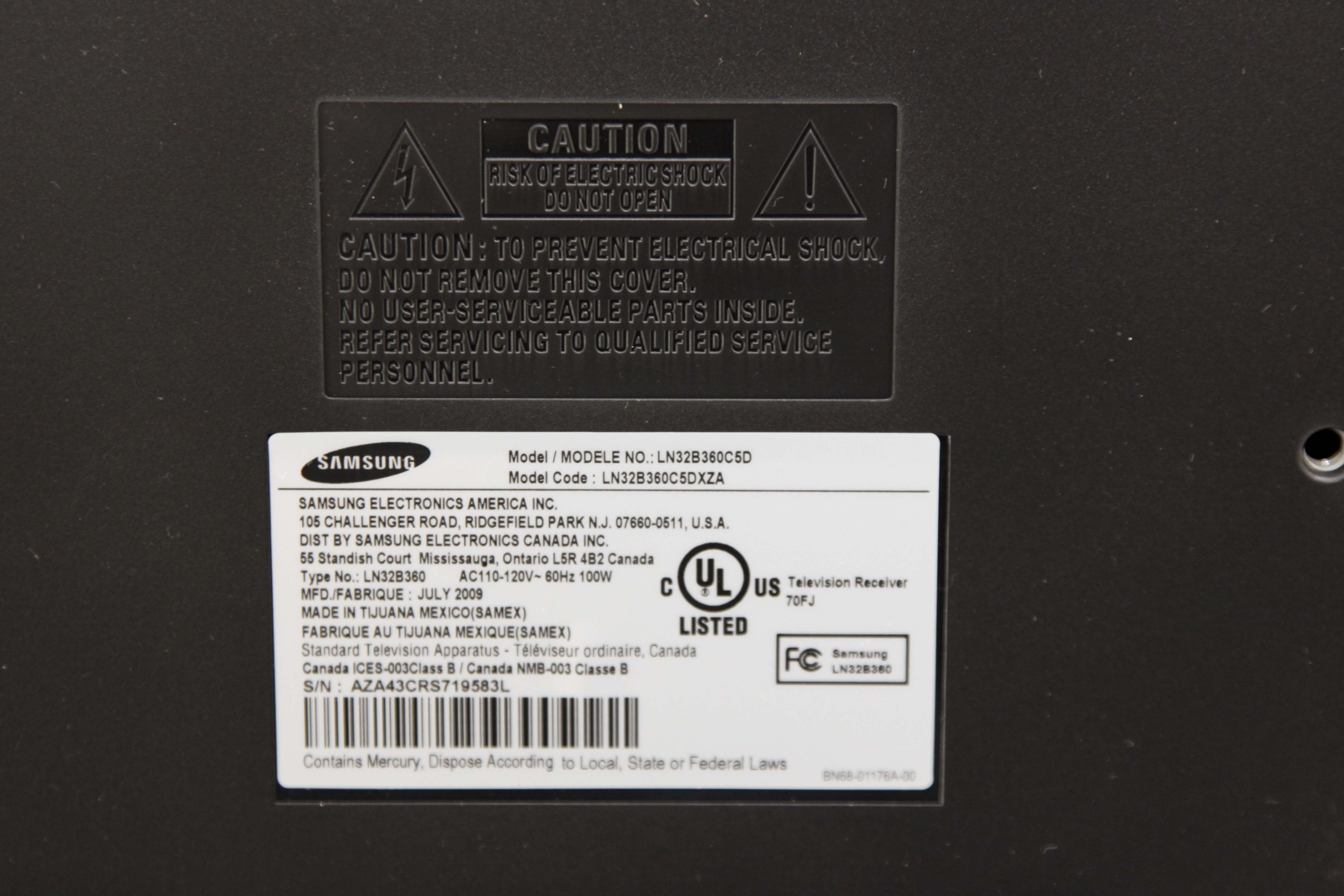 Samsung 32" Television