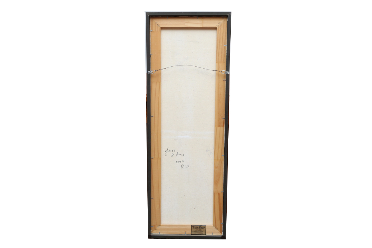 Arnaldo de Moraes Original Oil Painting On Canvas "Jesus Te Ama"