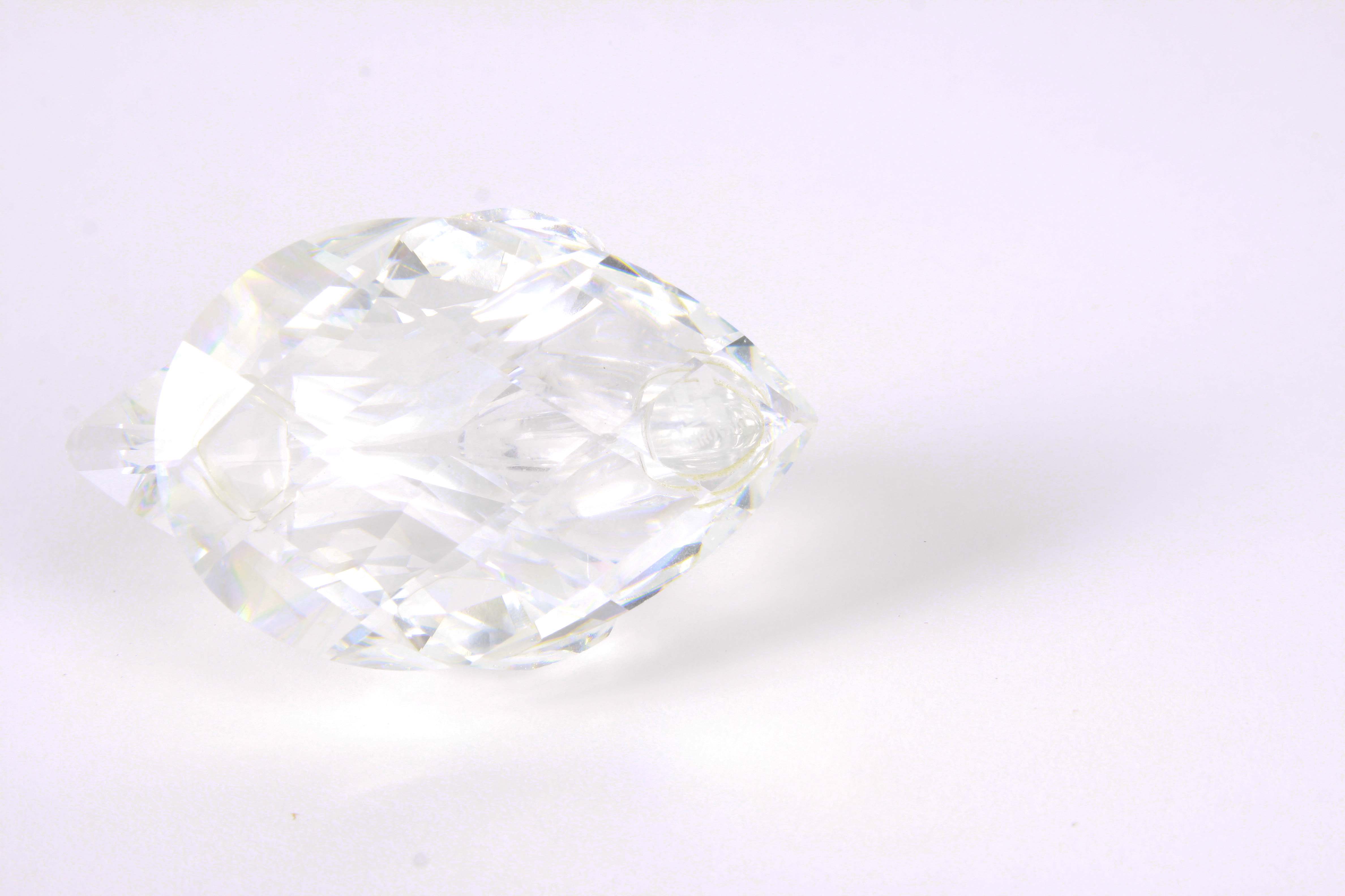 Three Vintage Swarovski Crystal Swans