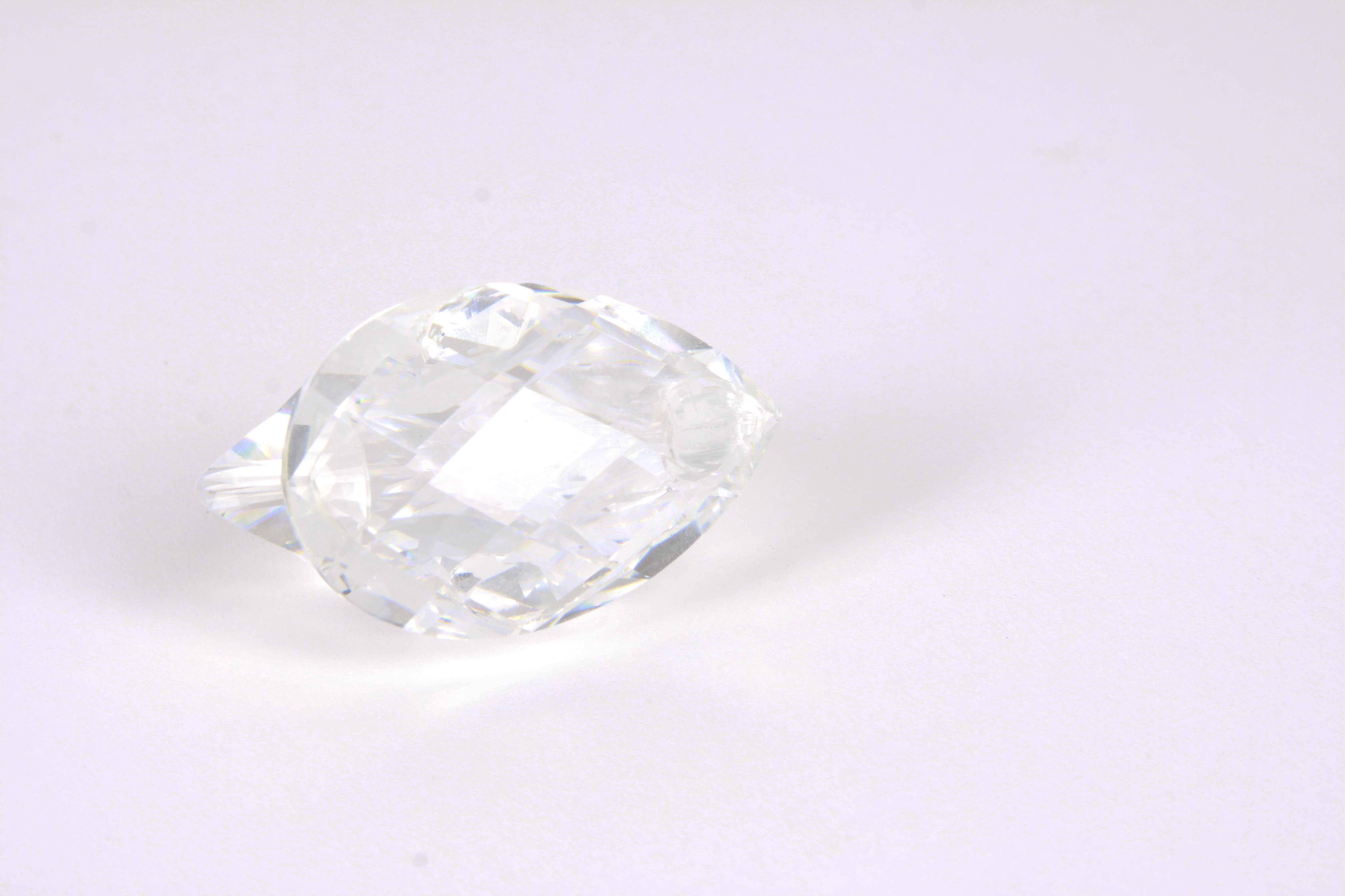 Three Vintage Swarovski Crystal Swans