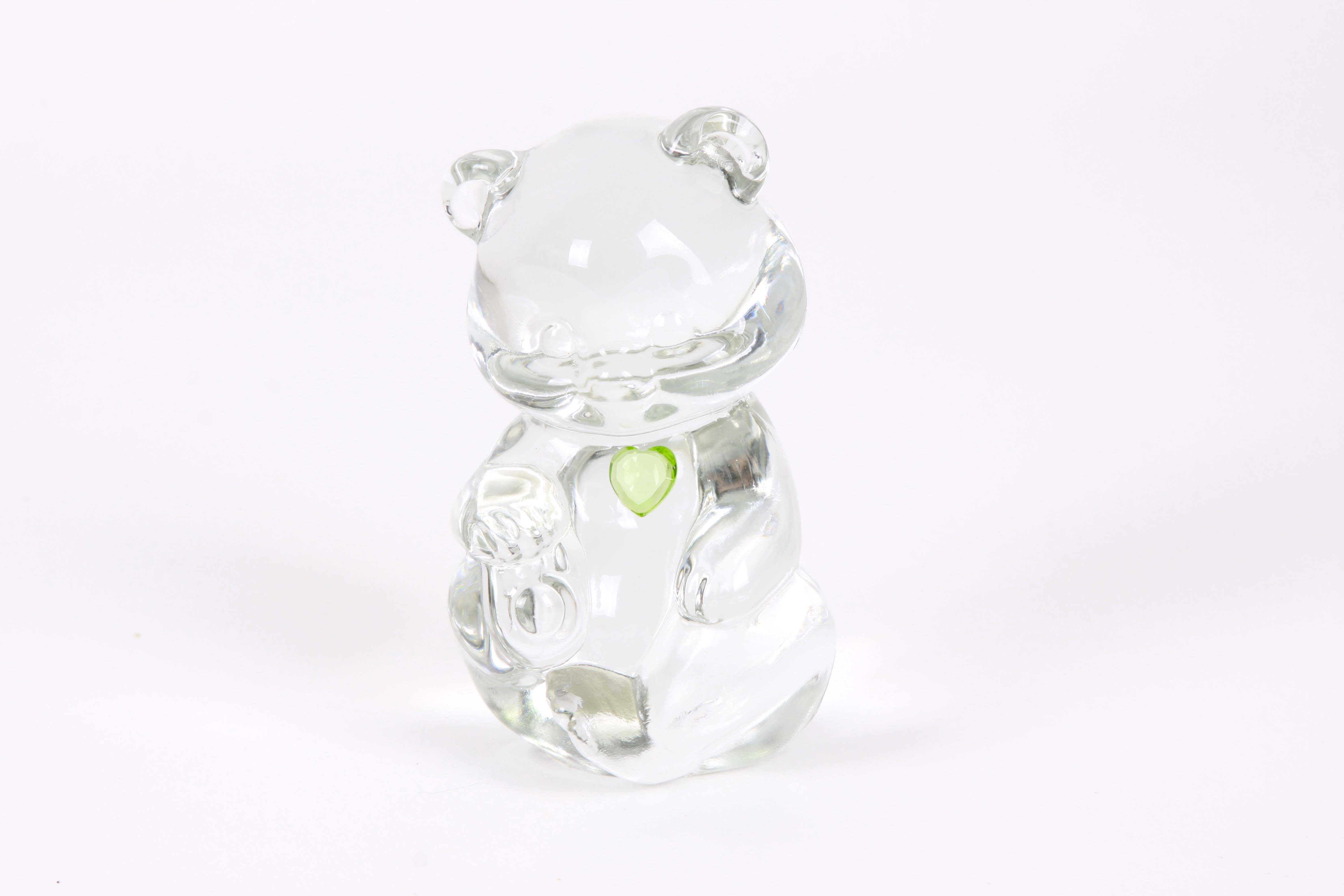 Vintage Fenton Glass Teddy Bear