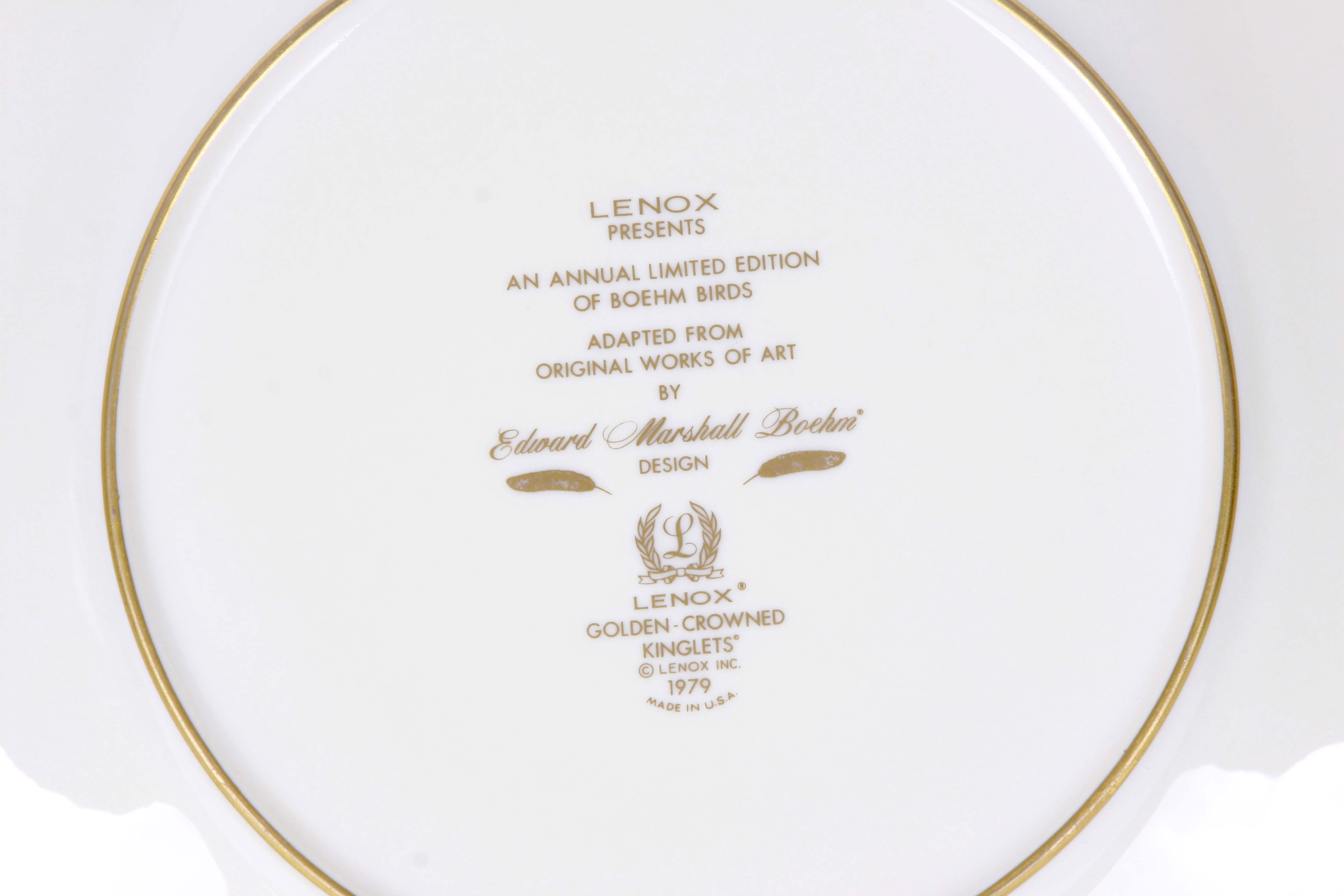 Lenox Limited Edition Boehm Bird Collectible Plates