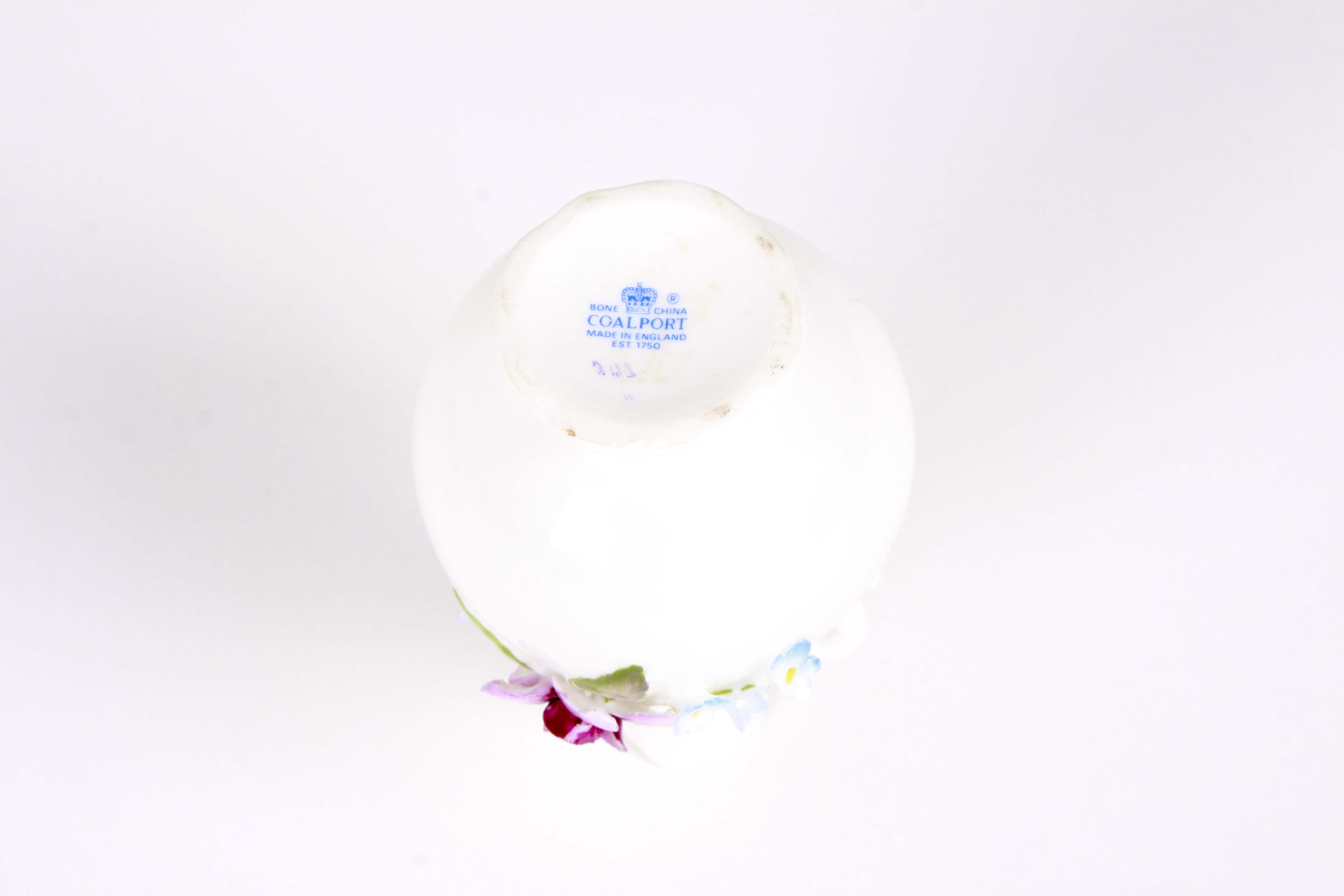 Vintage Porcelain Floral Miniatures Including Staffordshire