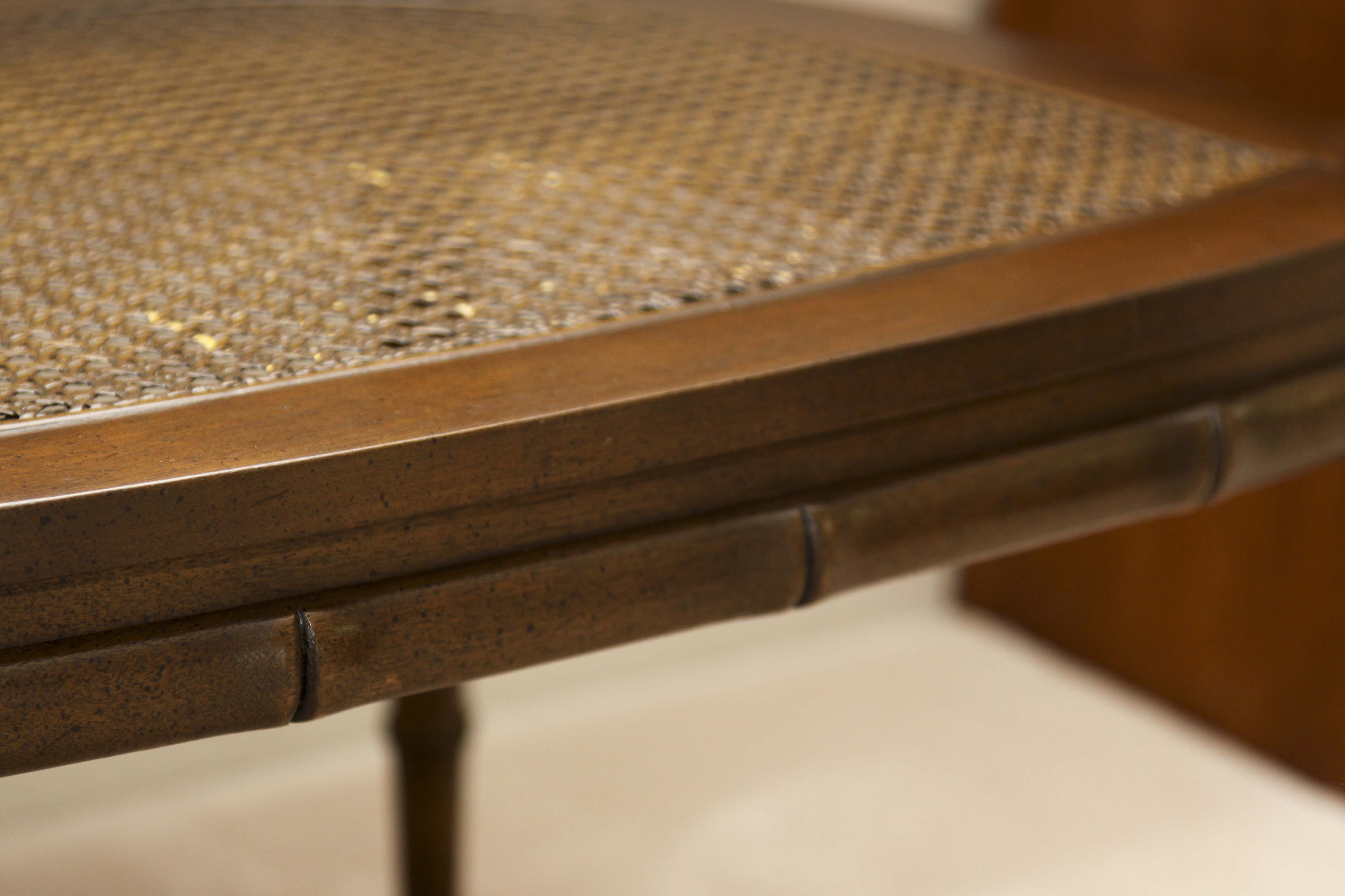 Vintage Cane Barrel Chair