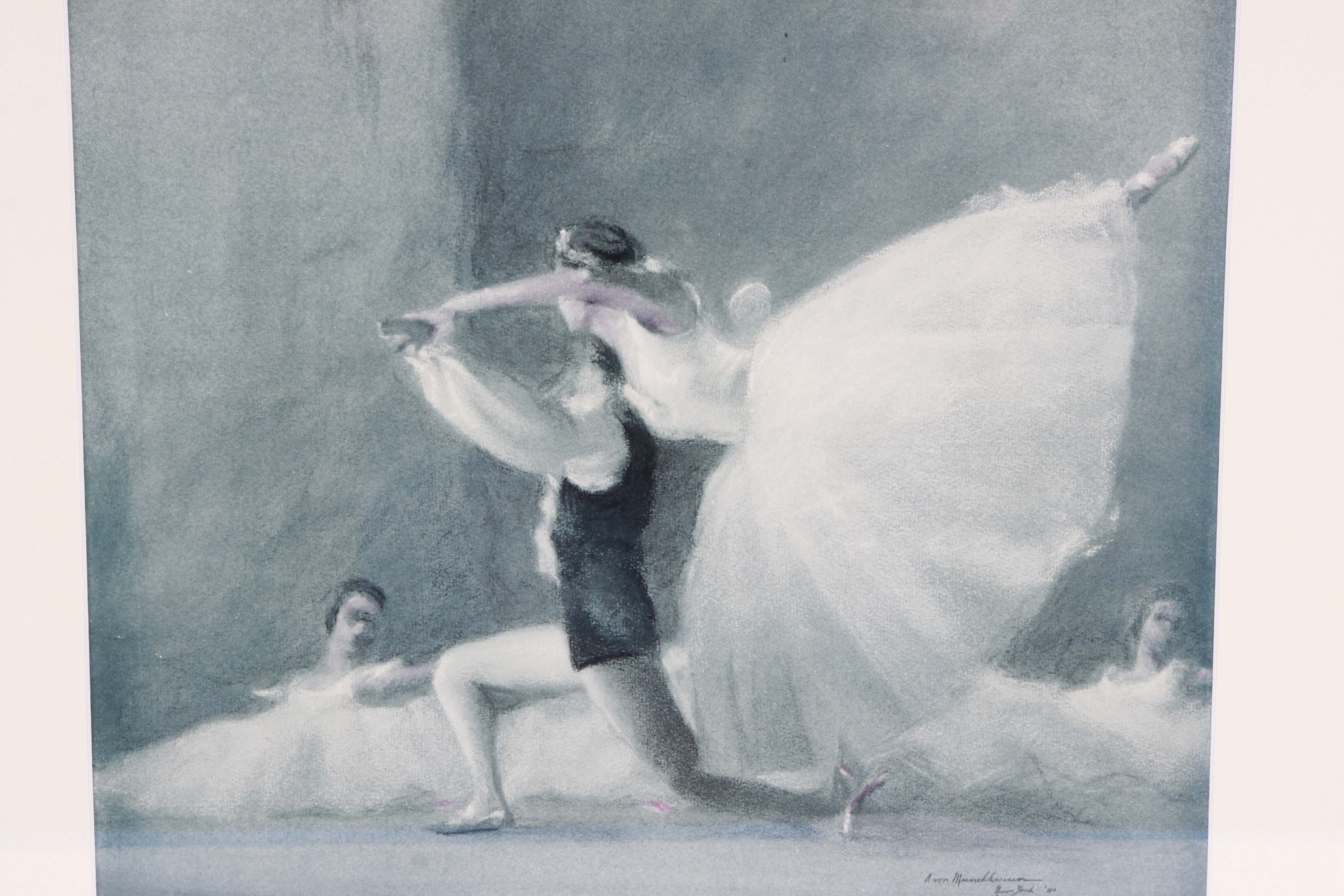 August von Munchhausen Lithographs After Drawings of Live Ballet