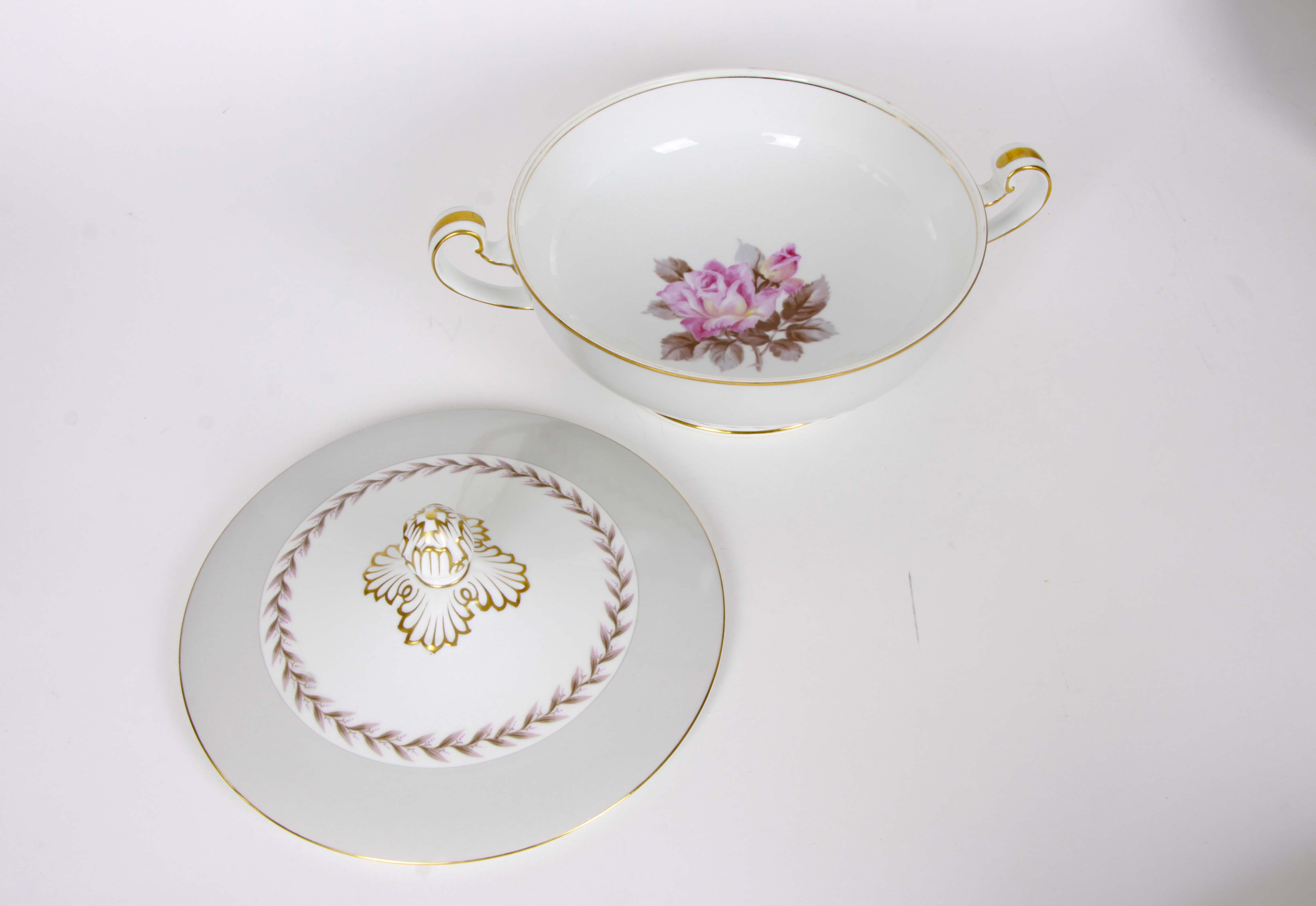 Twelve Place Settings of Noritake "Rosemont"