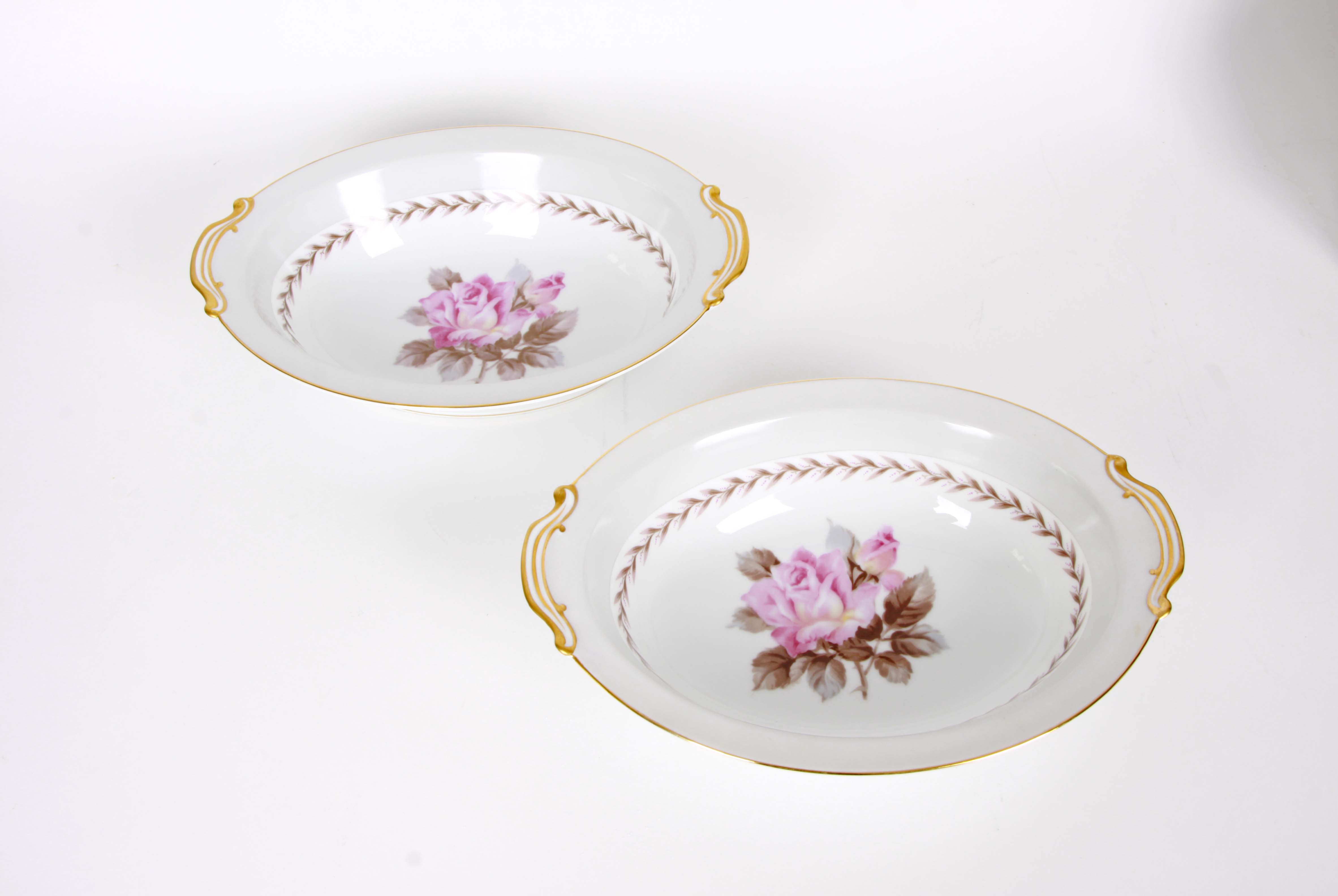 Twelve Place Settings of Noritake "Rosemont"