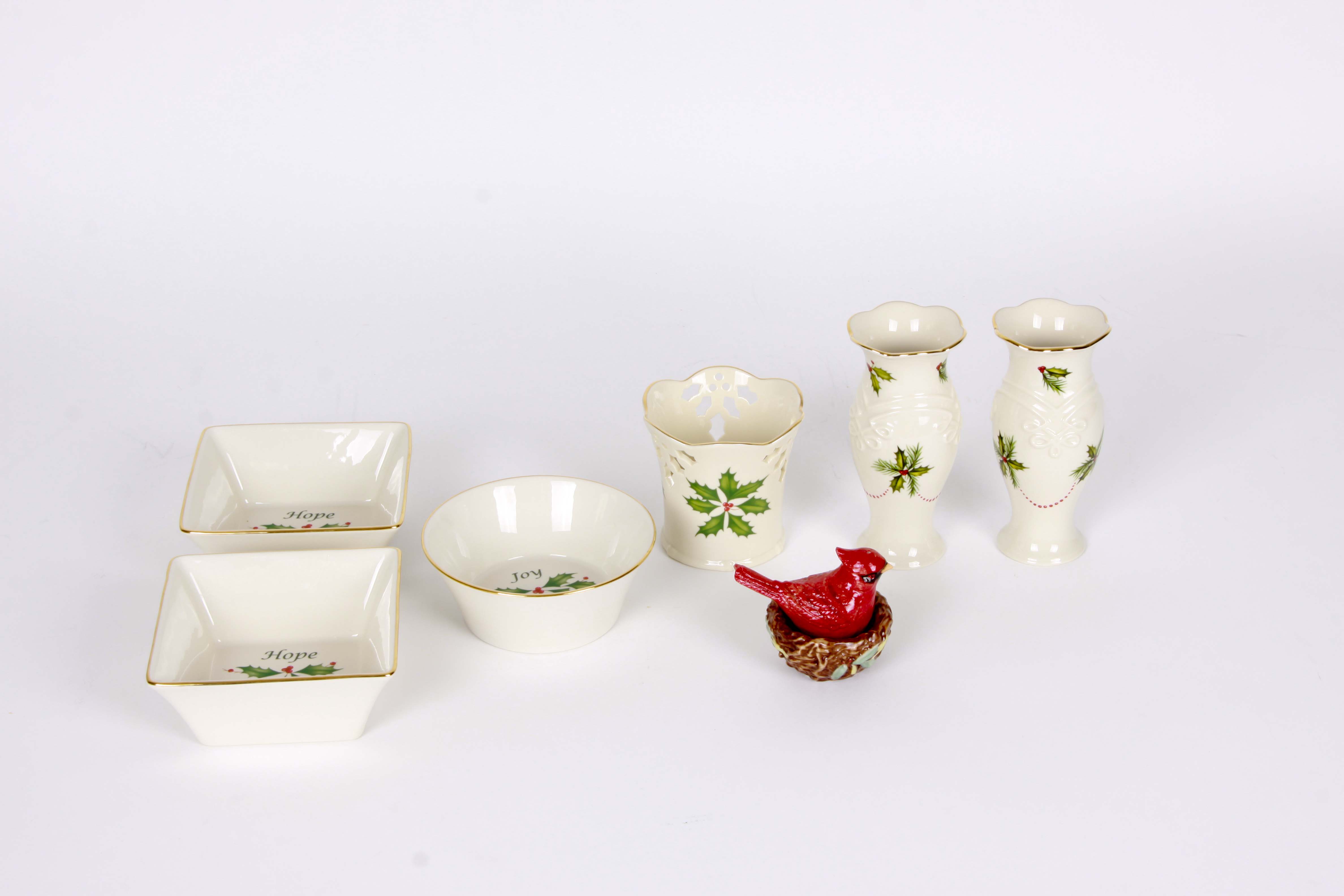 Selection of Lenox Holliday Collection