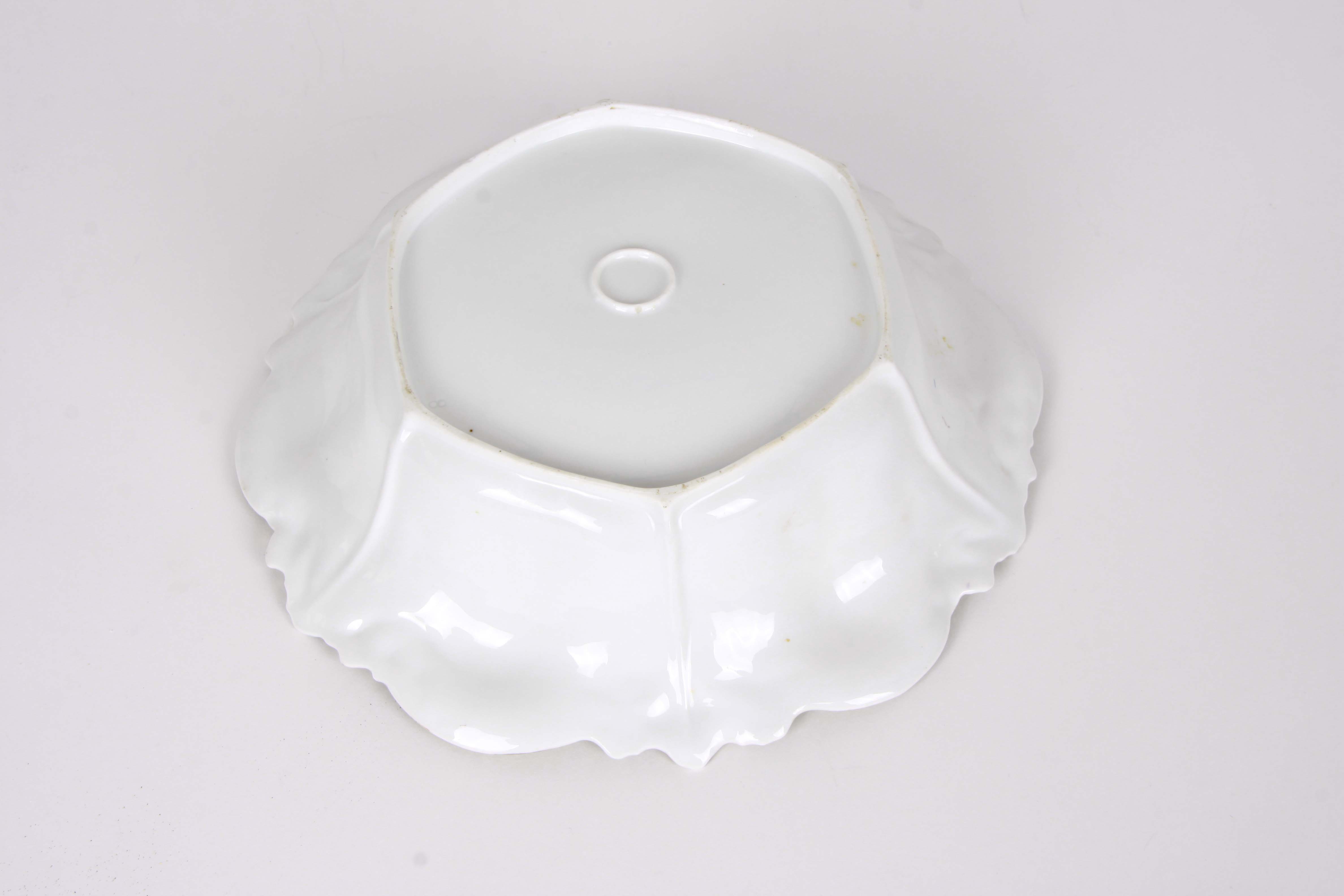 Antique China Bowl, Lidded Sugar and Creamer Set