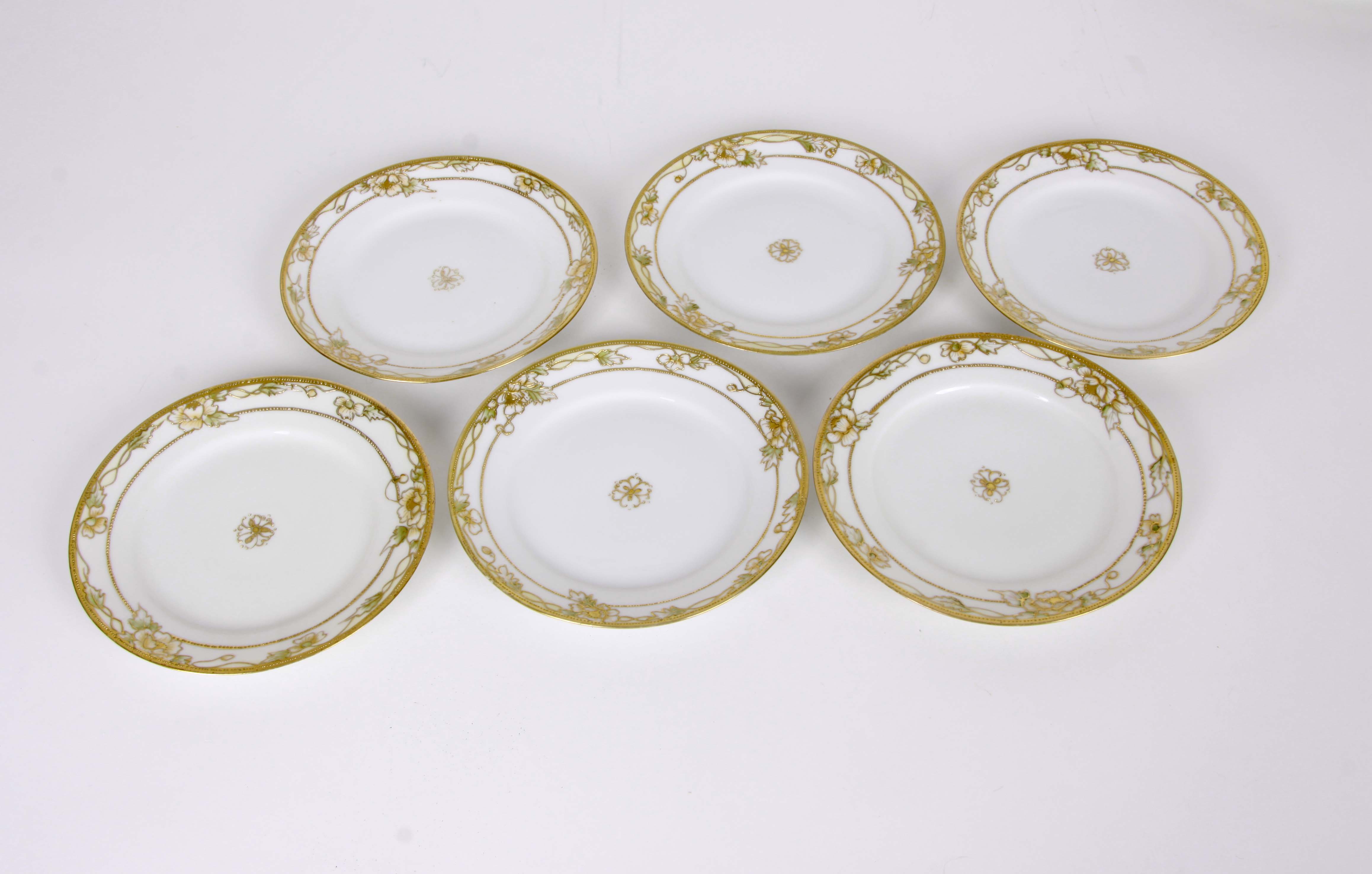 Wooden Tray With Assorted Vintage China