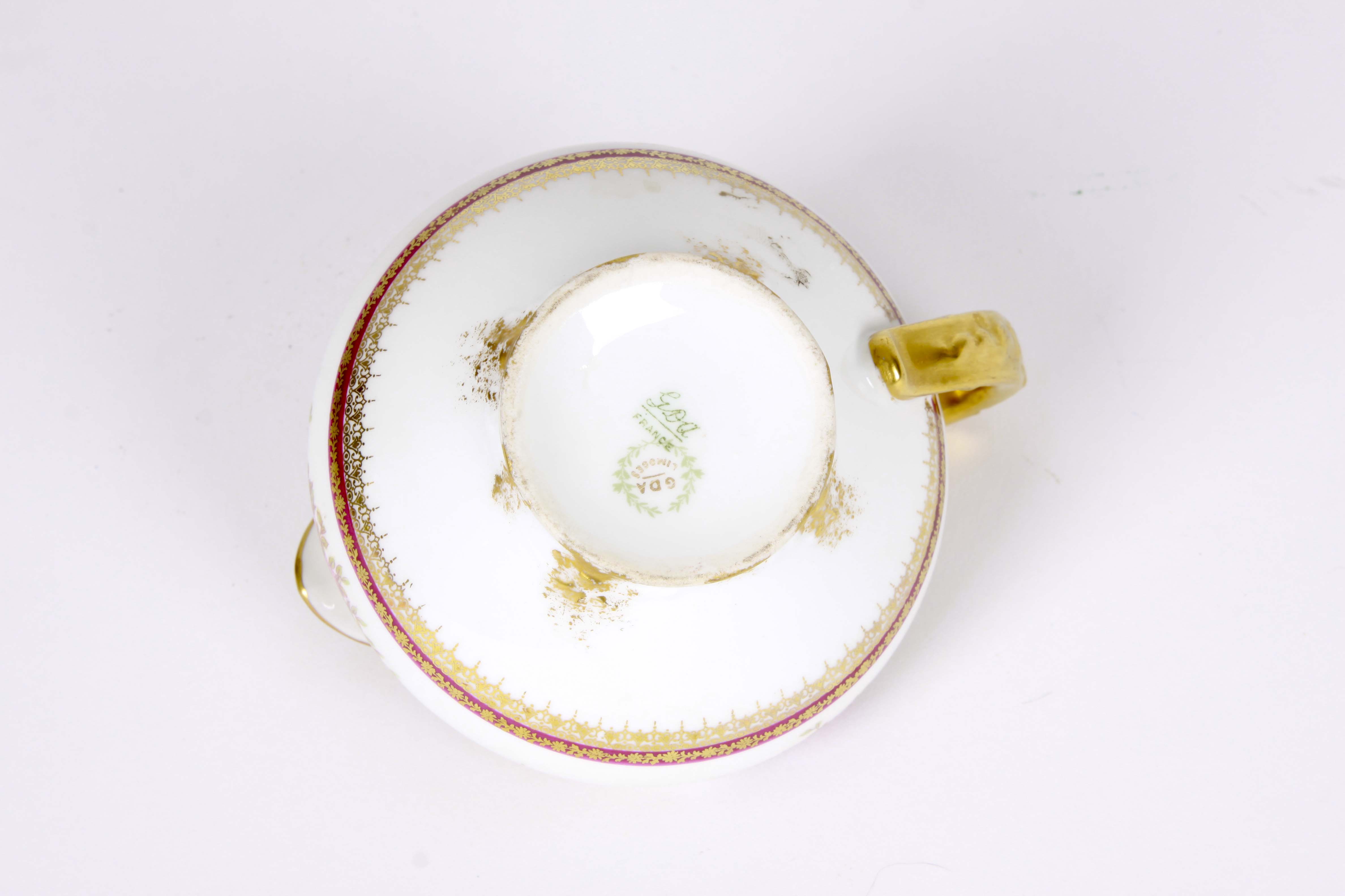 Wooden Tray With Assorted Vintage China