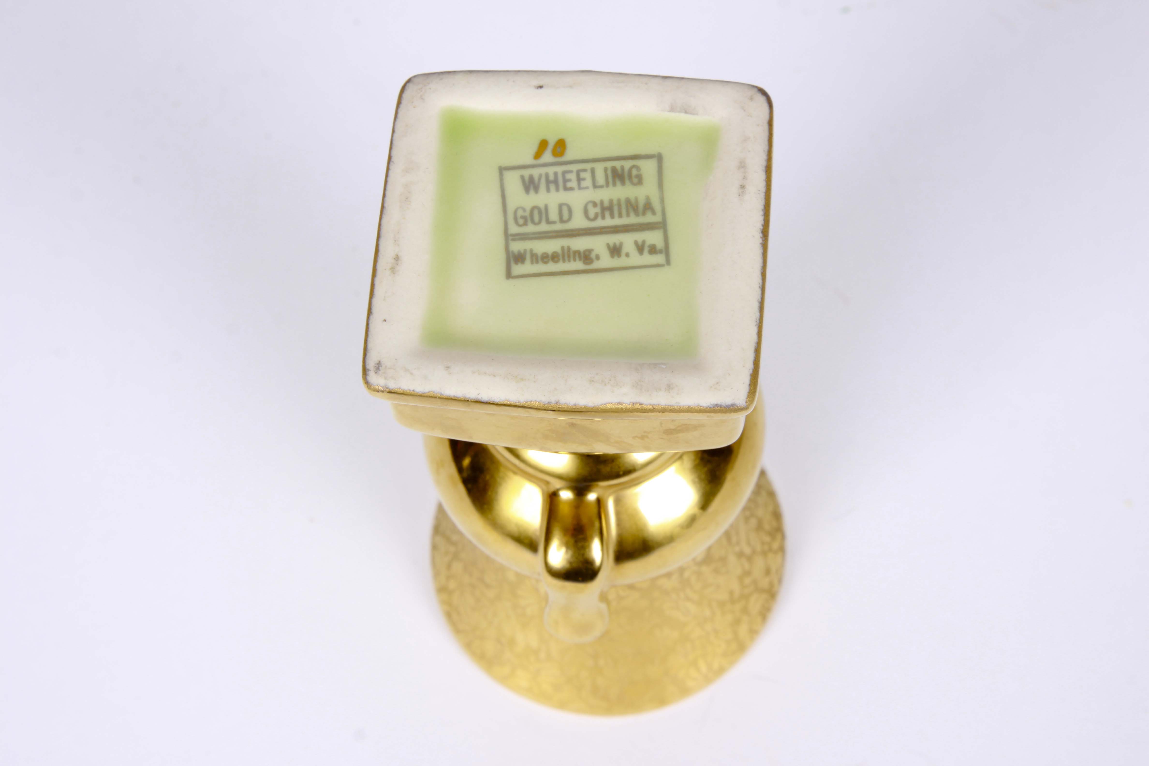 Wooden Tray With Assorted Vintage China