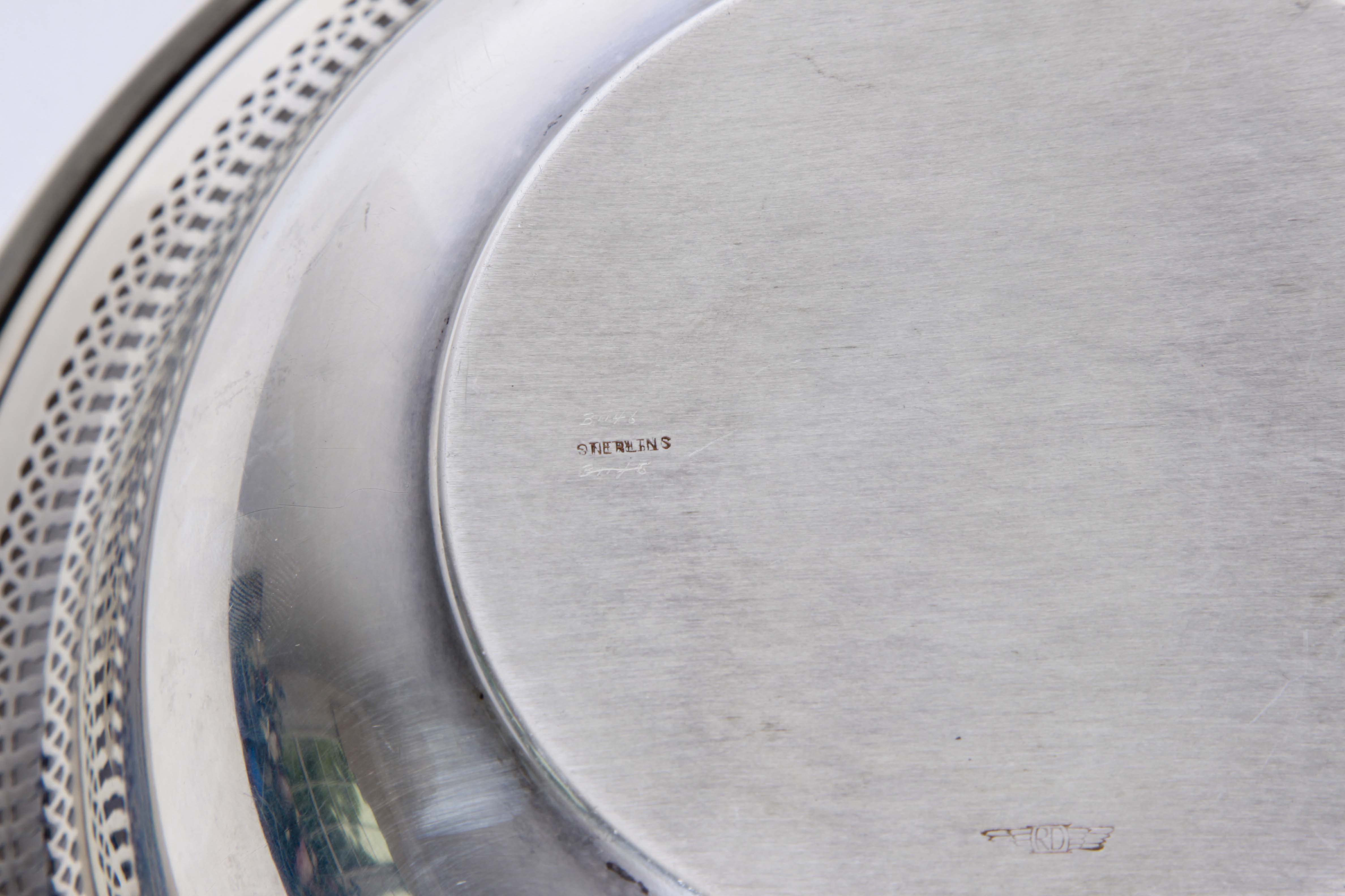 Sterling Silver Napkin Rings, Bowl and Weighted Compote