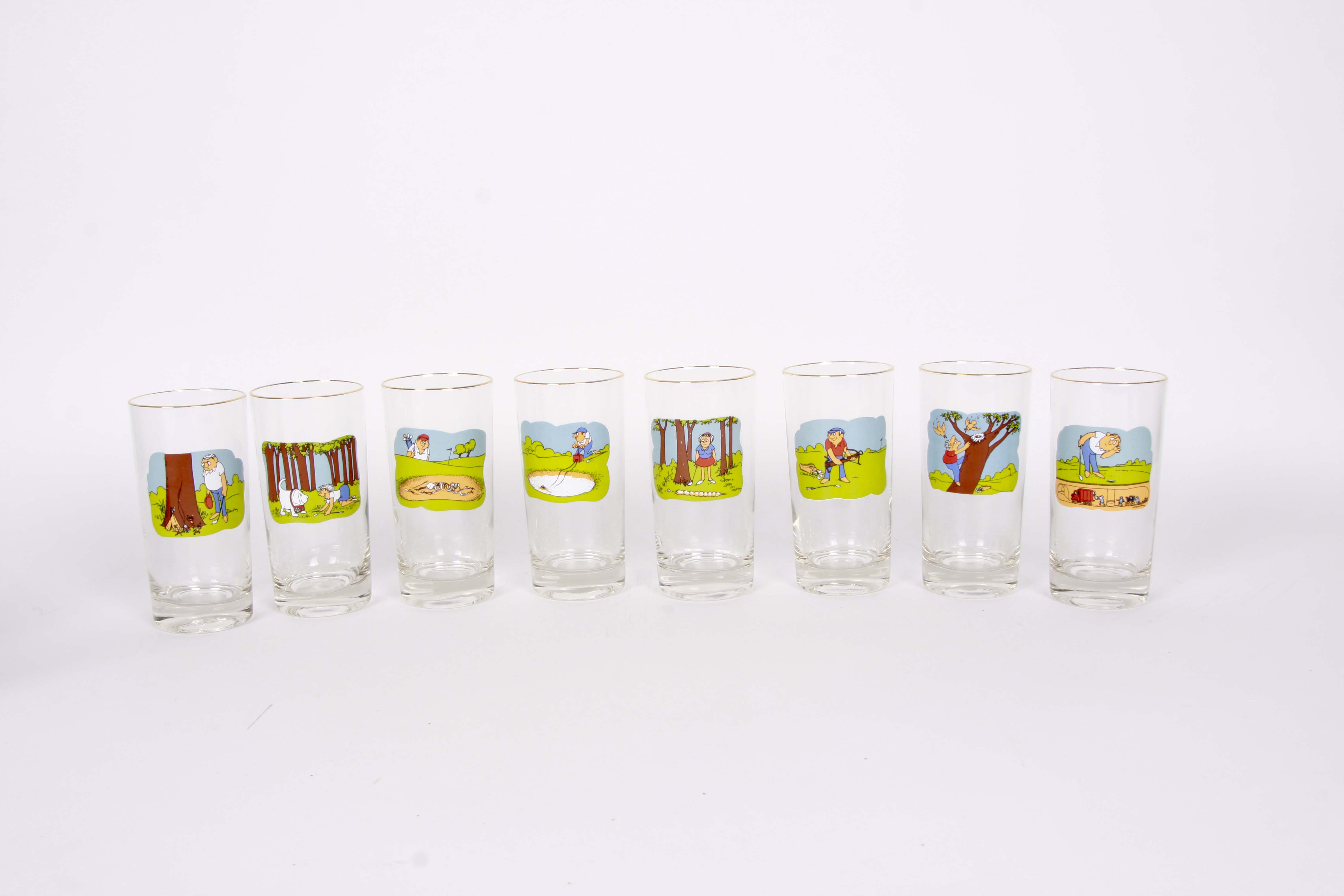 Vintage Ashby 19th Hole Glassware