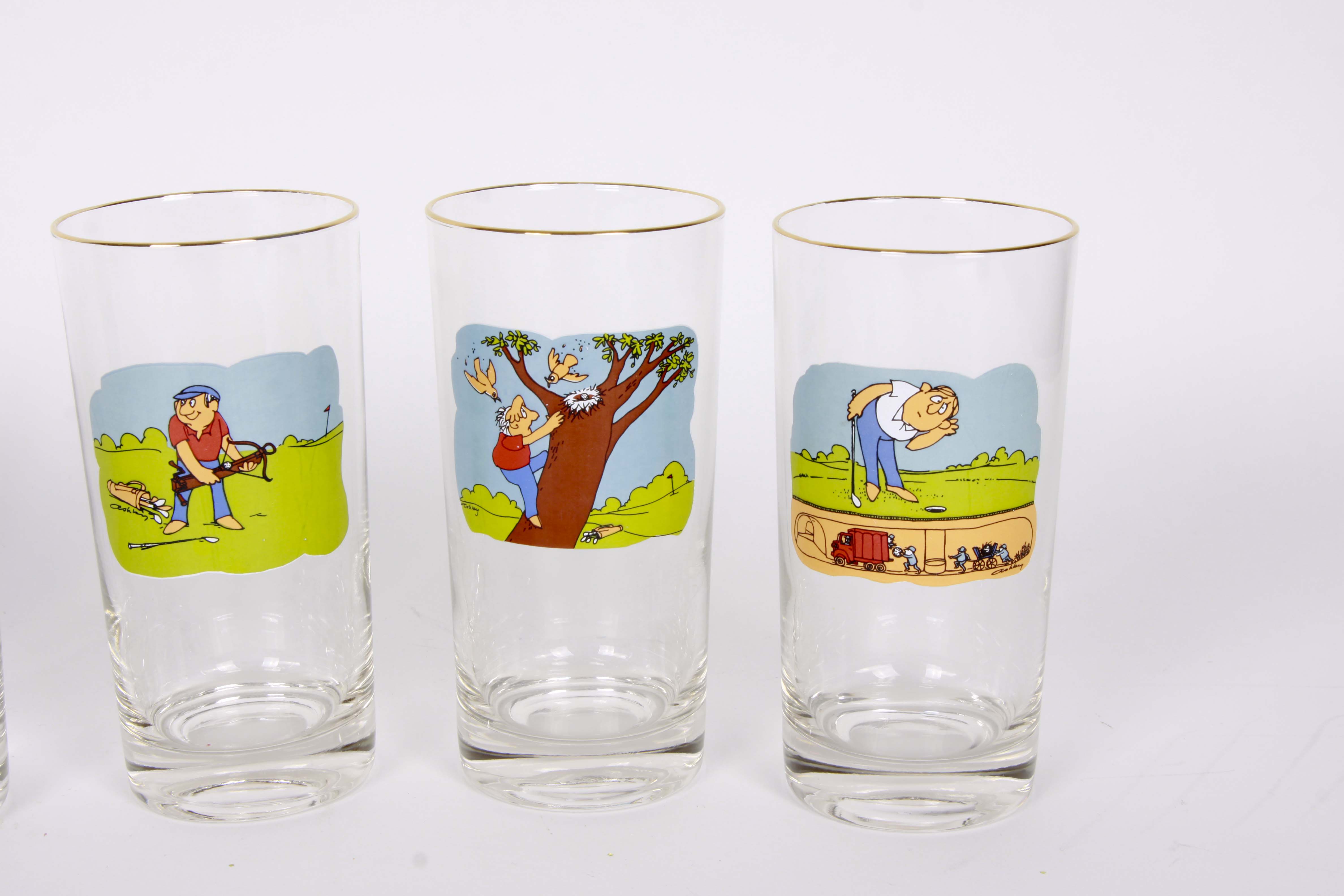 Vintage Ashby 19th Hole Glassware