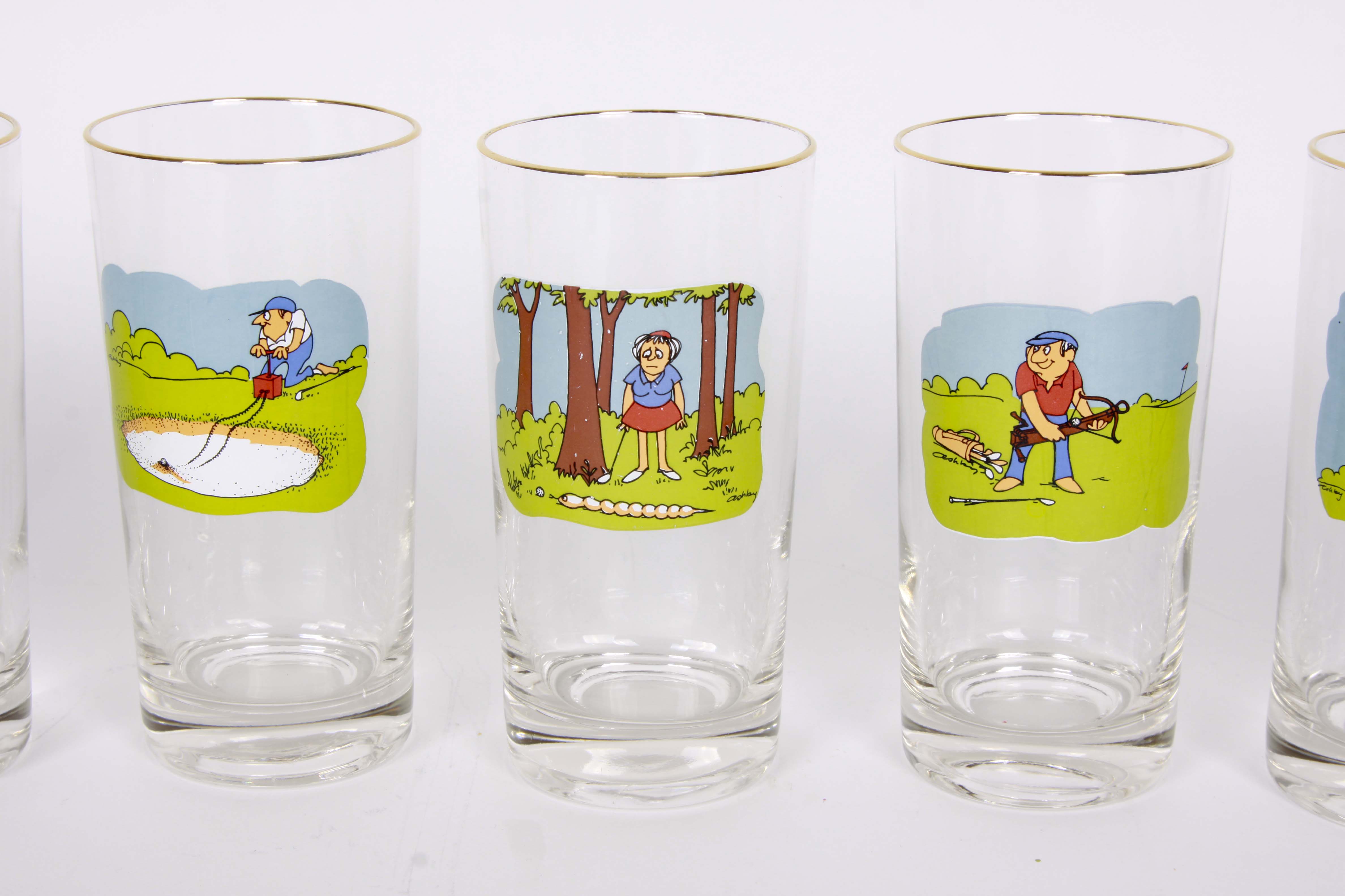 Vintage Ashby 19th Hole Glassware