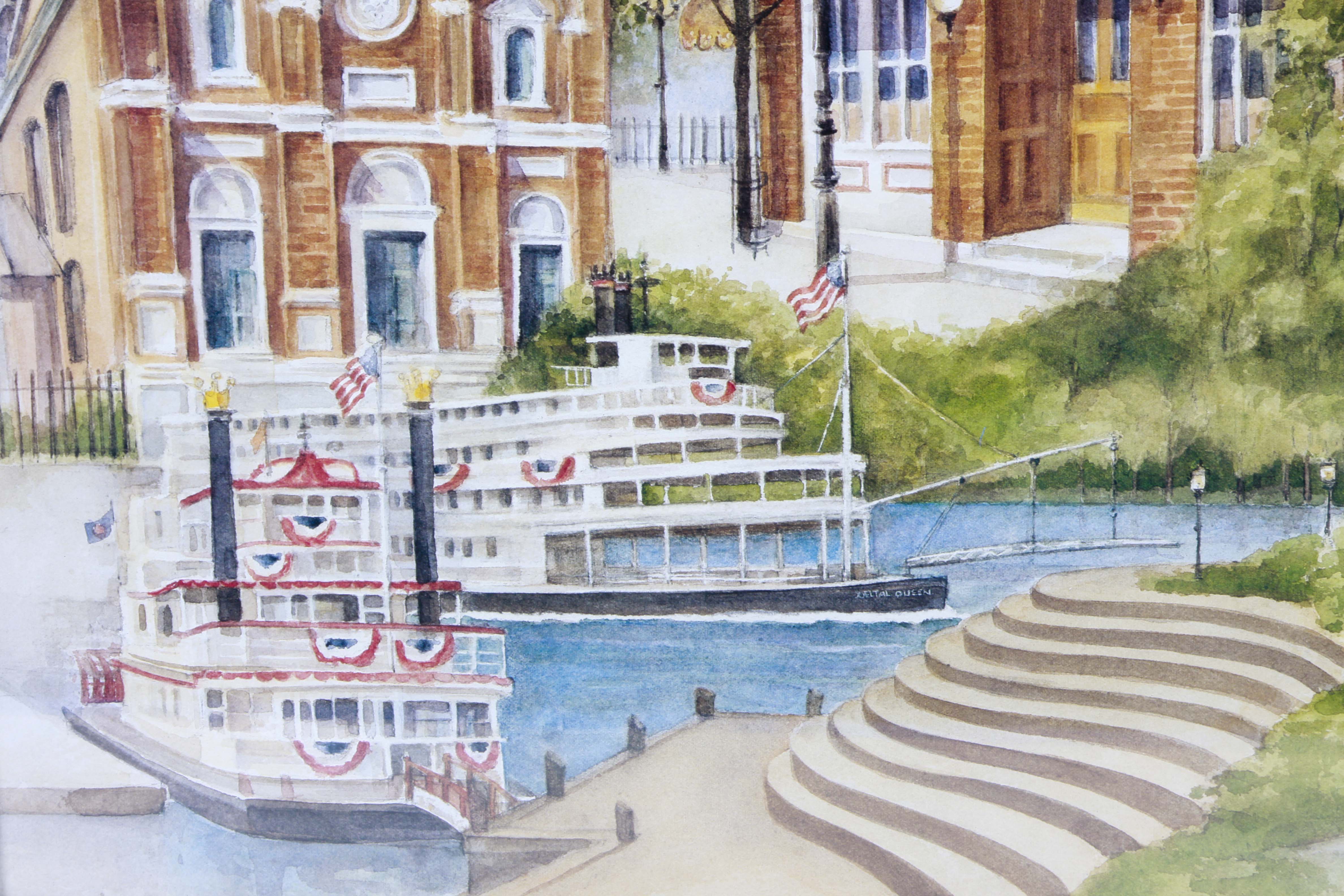 Sally Cade Signed Limited Edition Print of Cincinnati