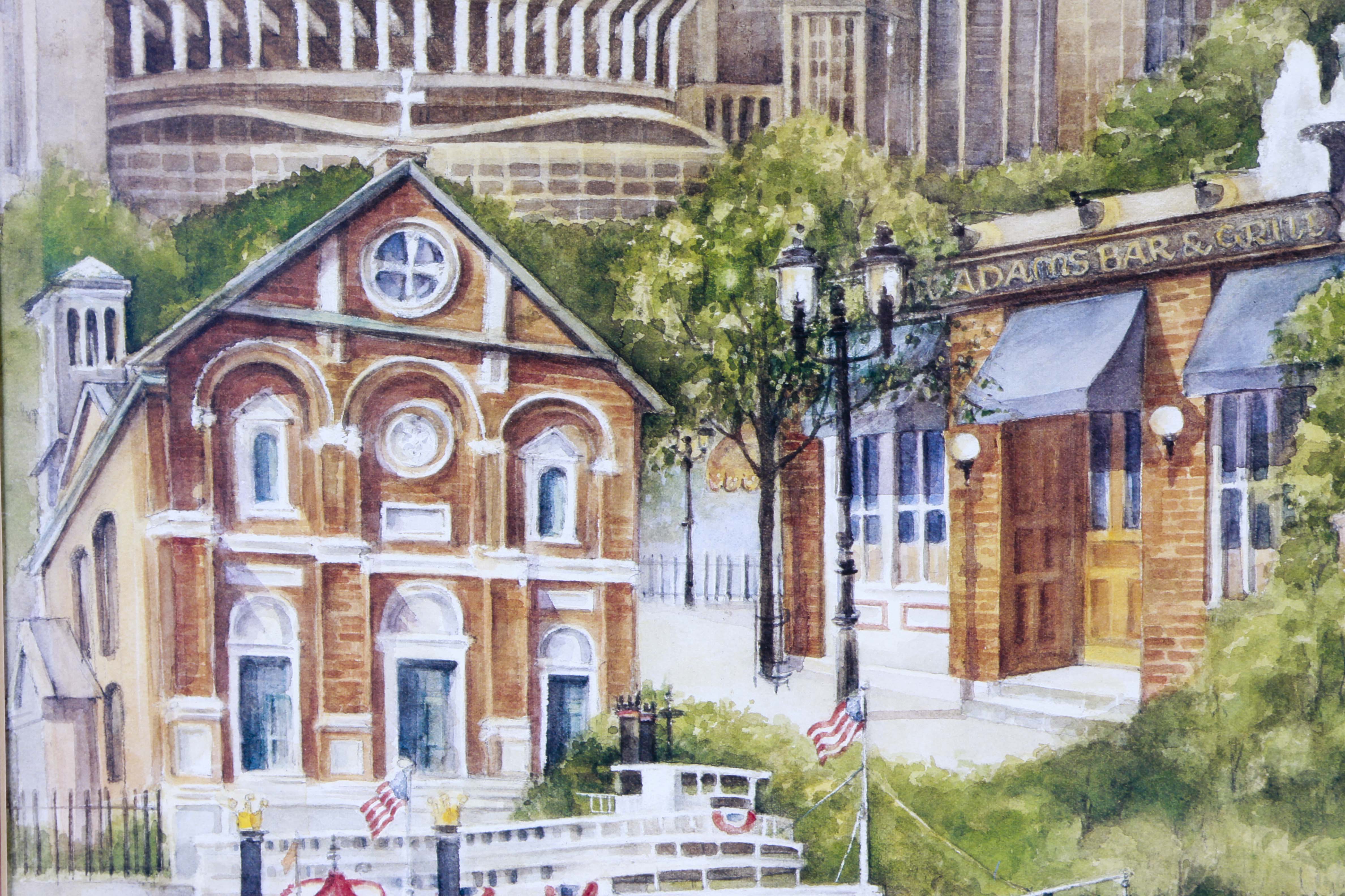Sally Cade Signed Limited Edition Print of Cincinnati