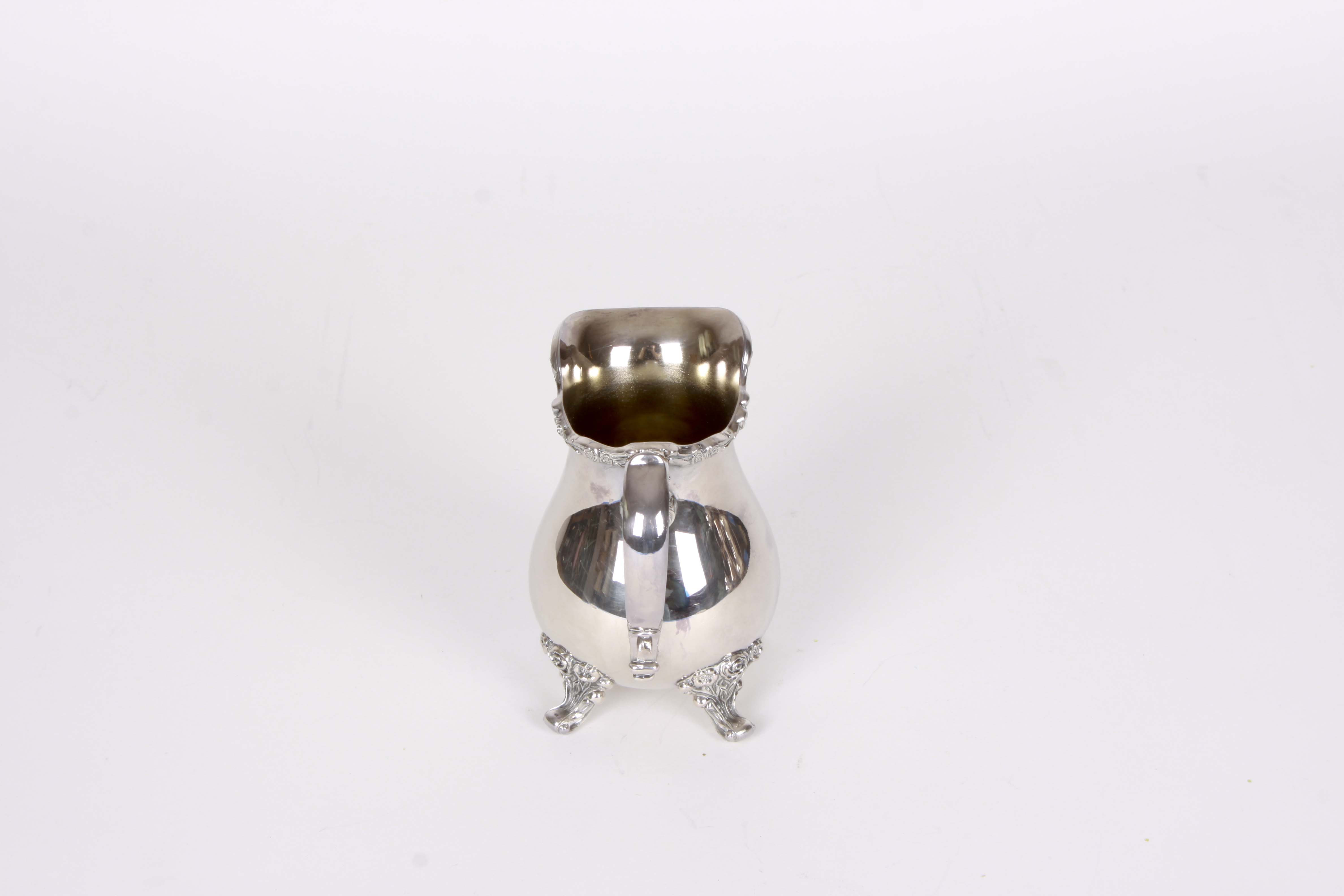 Wilcox International Silver Plate "American Rose" Tea and Coffee Set