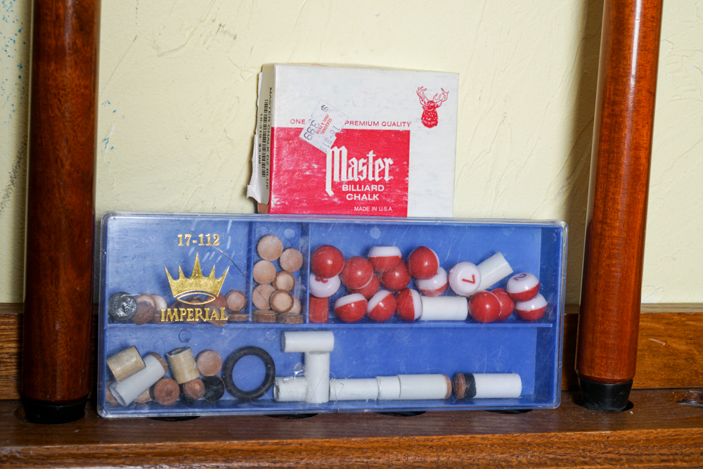 Eastlake Style Oak Billiards Cue Rack