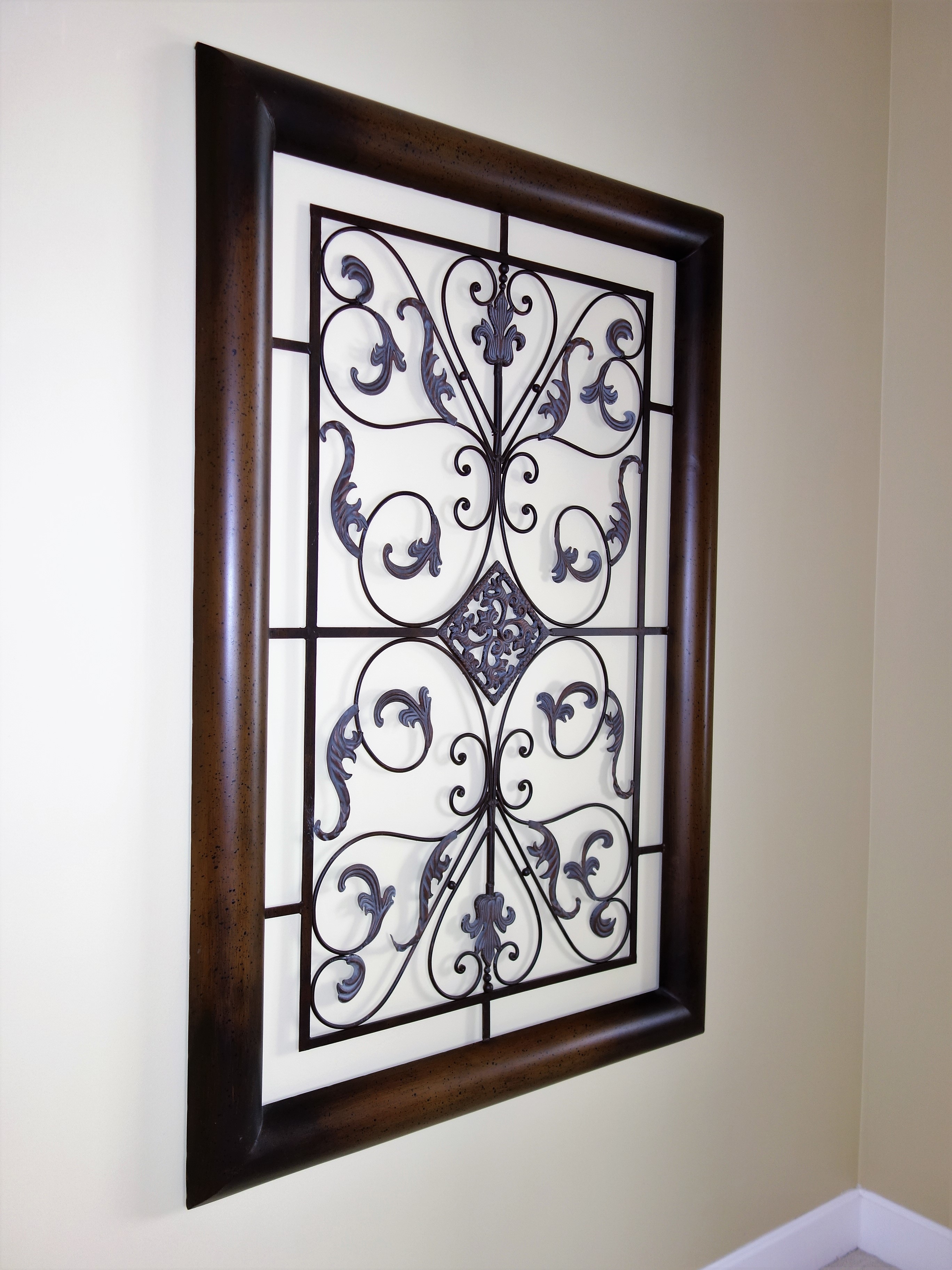 Arhaus Contemporary Rectangular Iron Panel Wall Art
