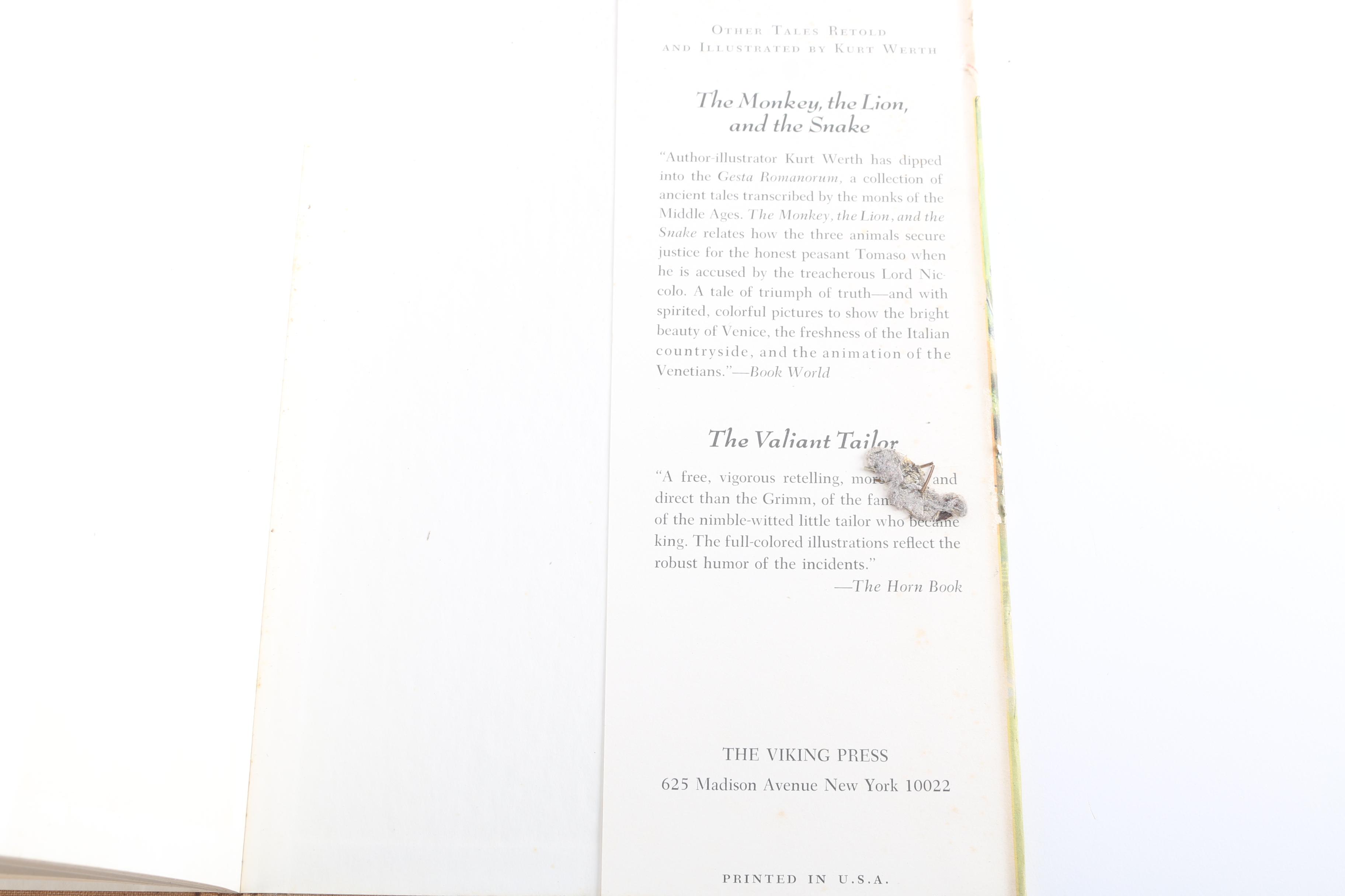 Collection of Children's Books Illustrated By Kurt Werth