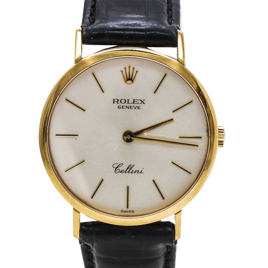 Rolex Geneve 18K Yellow Gold "Cellini" Swiss Wristwatch