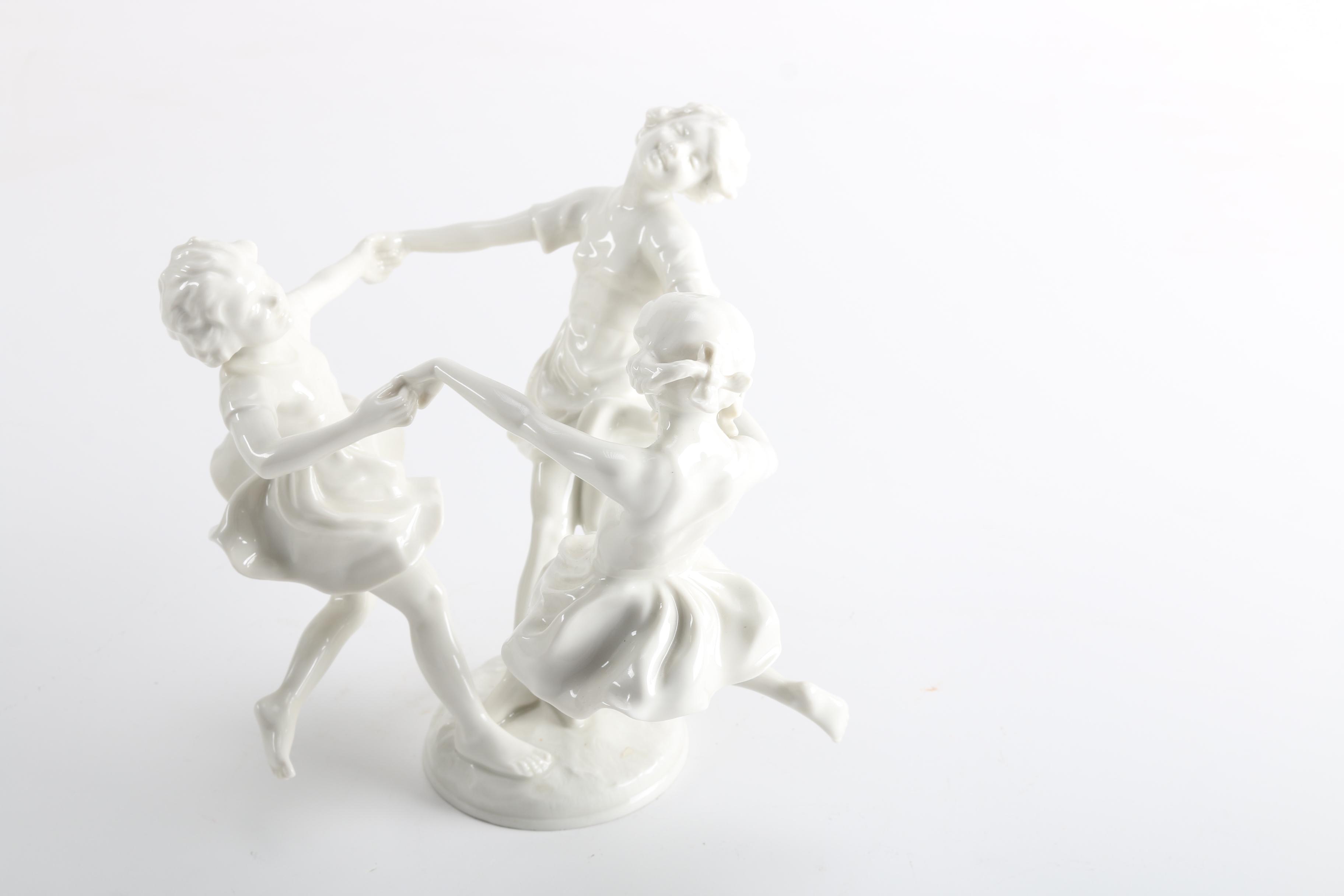 Vintage K. Tutter Hutschenreuther "May Dance" Porcelain Figurine