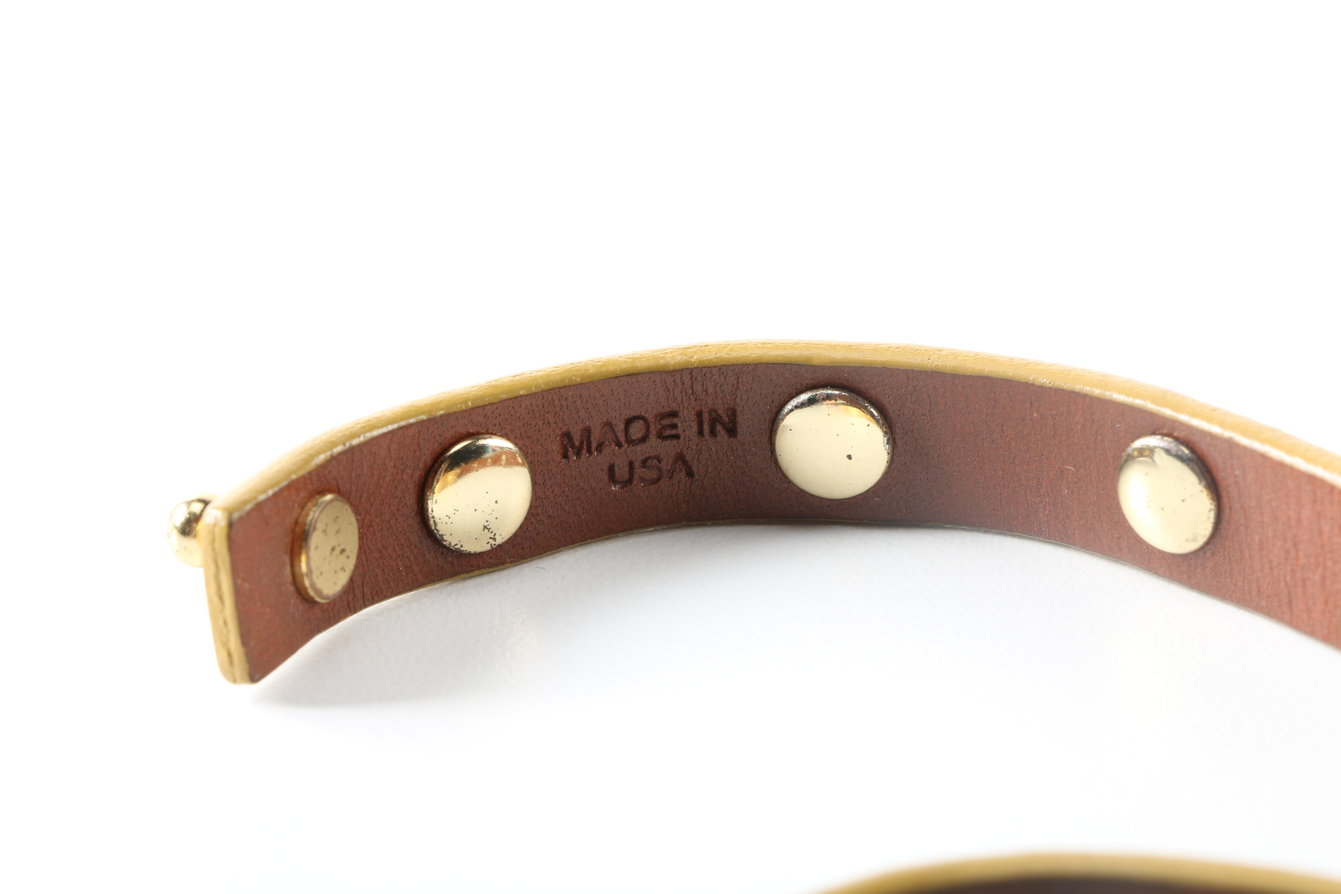 Tory Burch Wrap Bracelet and Gold Tone Ring