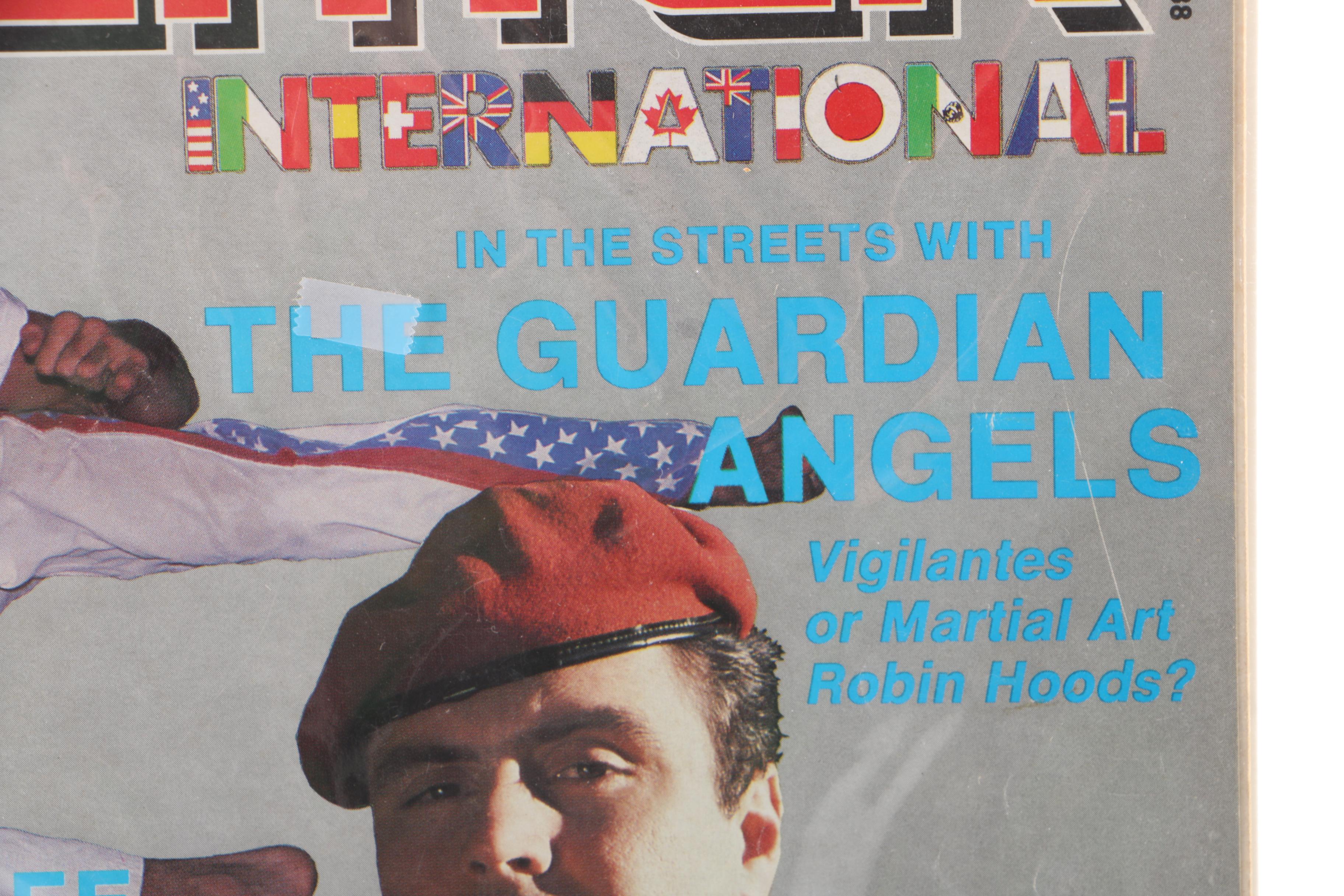 Curtis Sliwa Signed Magazine and "Morning Call" Newspaper Photos