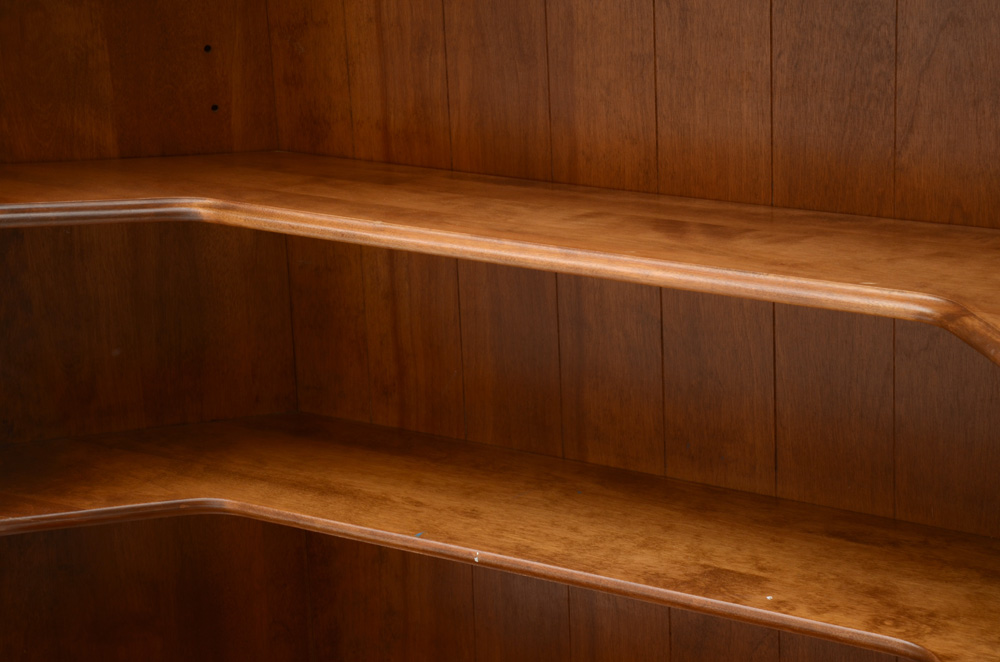 Ethan Allen Baumritter Corner Desk and Bookcase