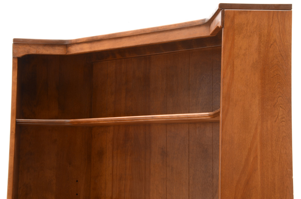 Ethan Allen Baumritter Corner Desk and Bookcase