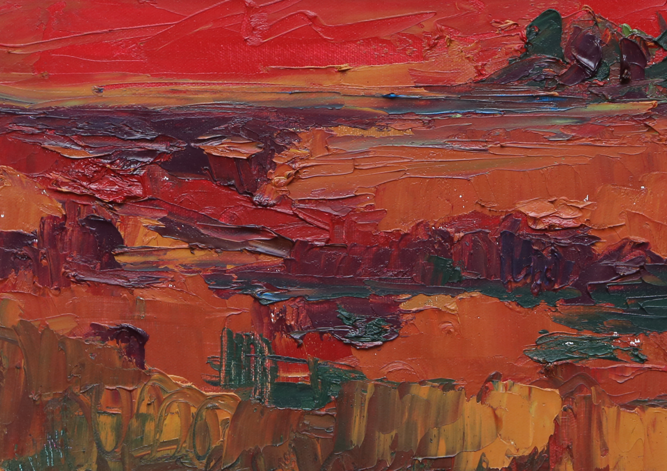 Trish Weeks Original Oil Painting On Canvas "Siesta"