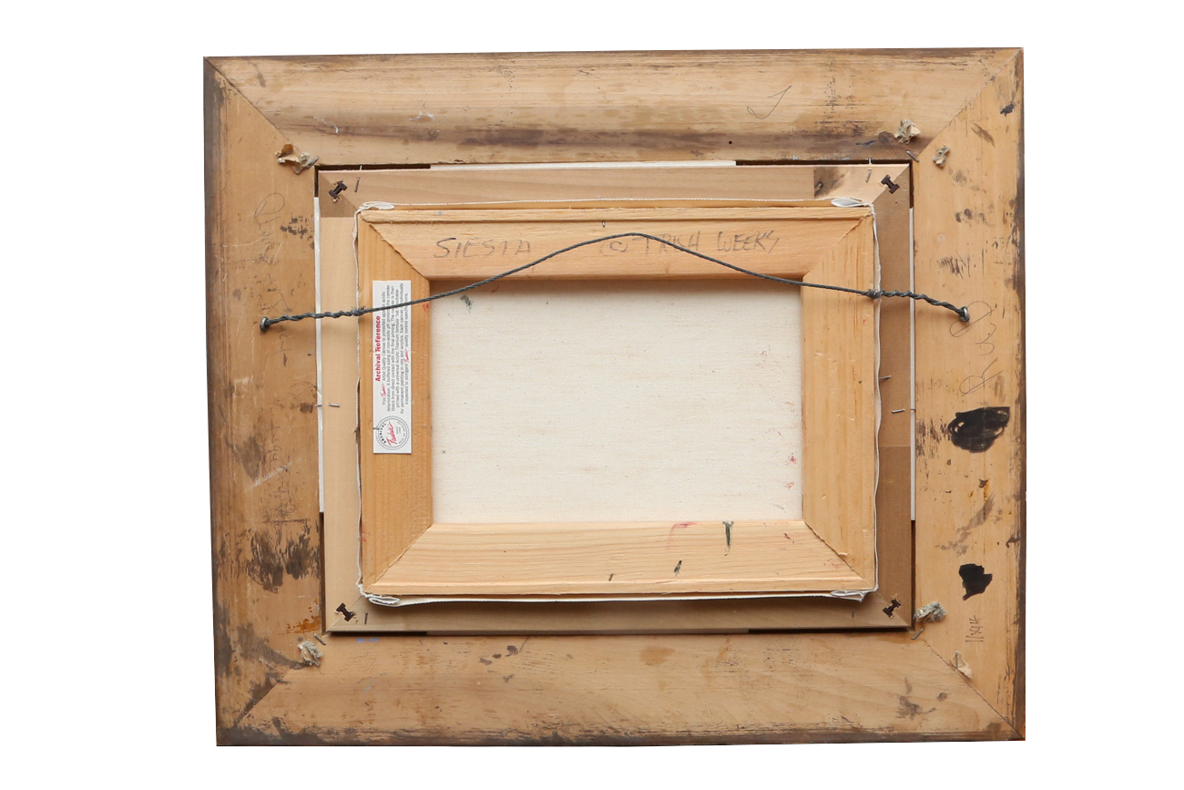 Trish Weeks Original Oil Painting On Canvas "Siesta"