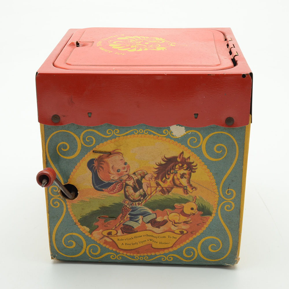 Vintage Mattel Music Maker Jack in the Box