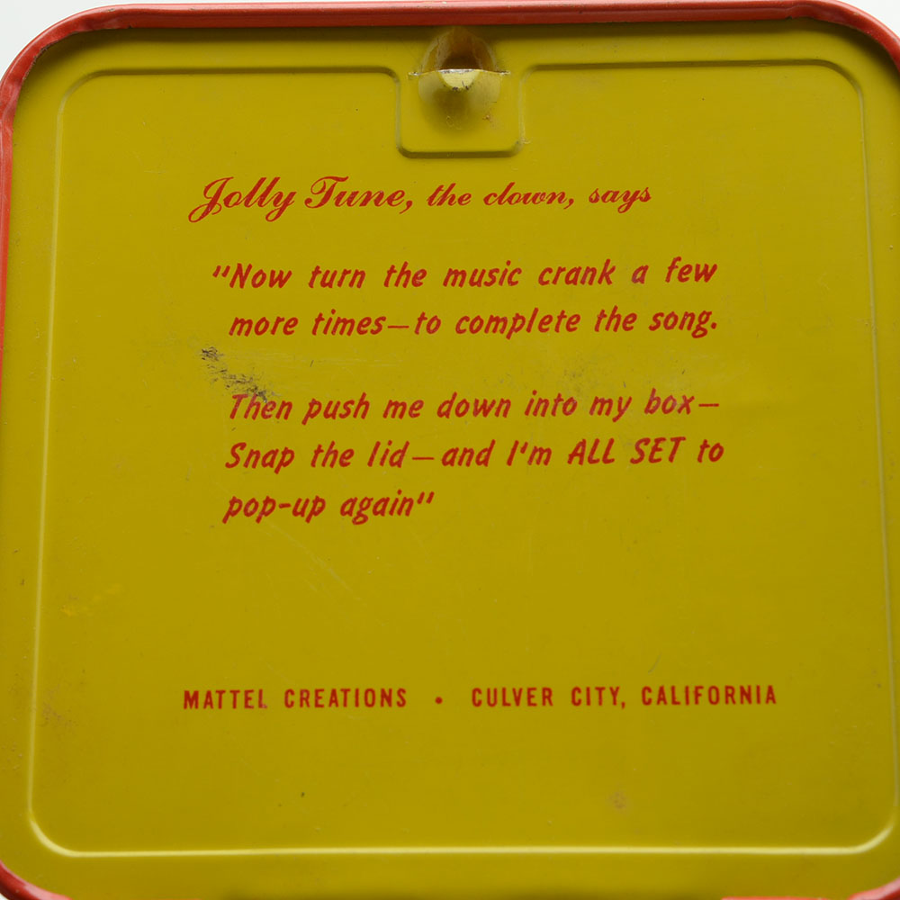 Vintage Mattel Music Maker Jack in the Box