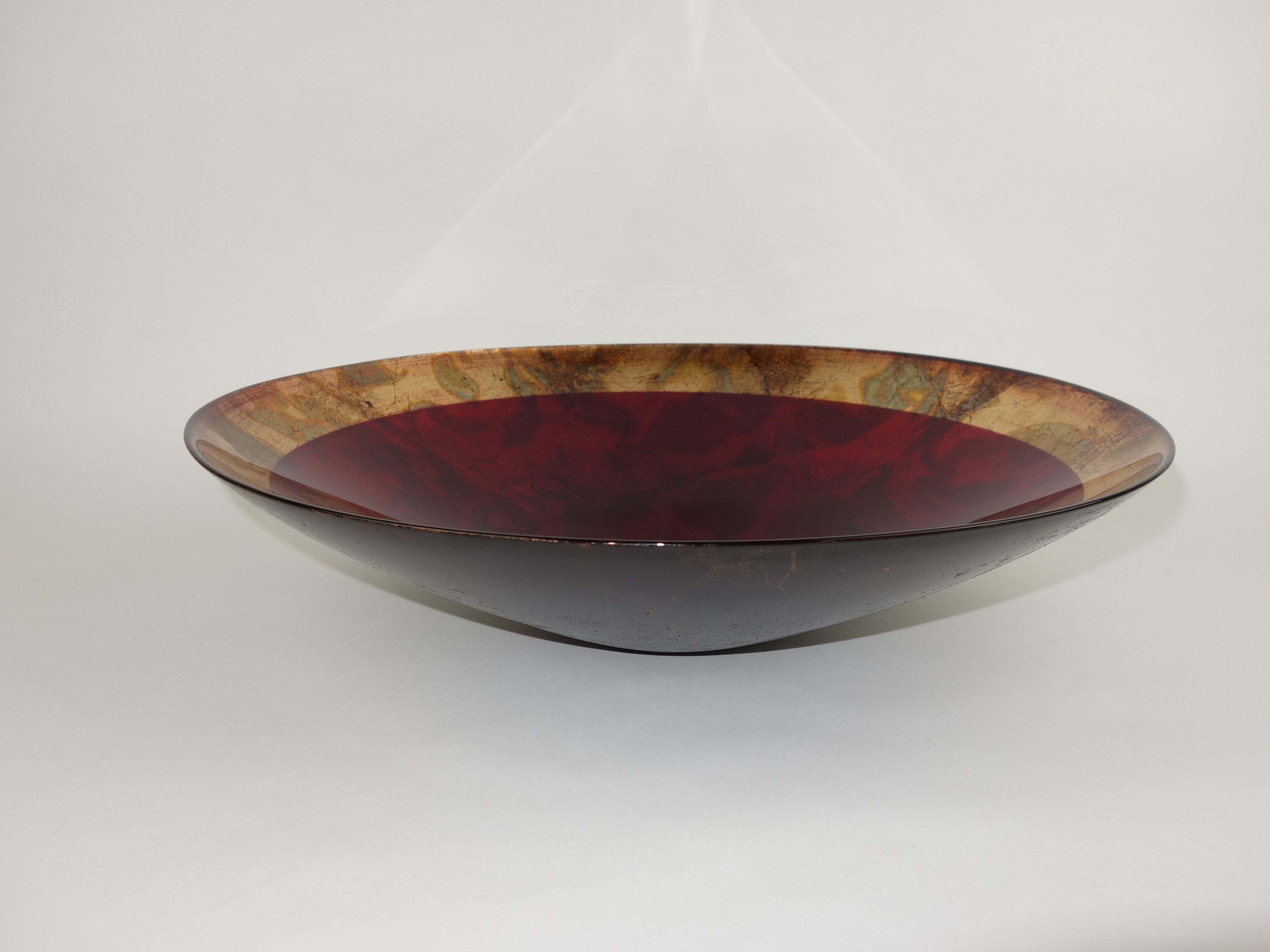 Large Glass Centerpiece Serving Bowl