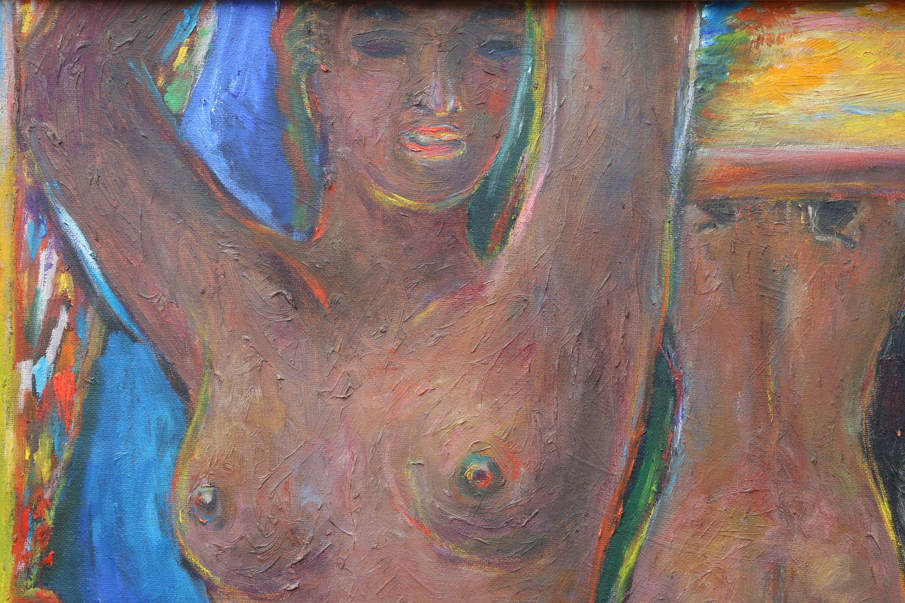 Signed Oil Painting On Canvas