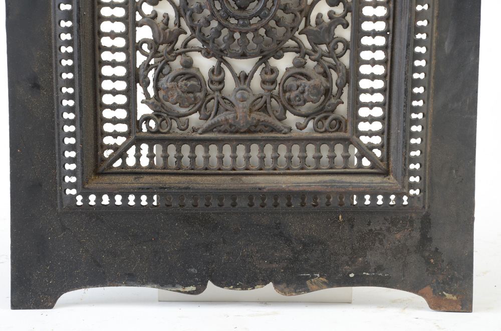 Antique Cast Iron Fireplace Covers