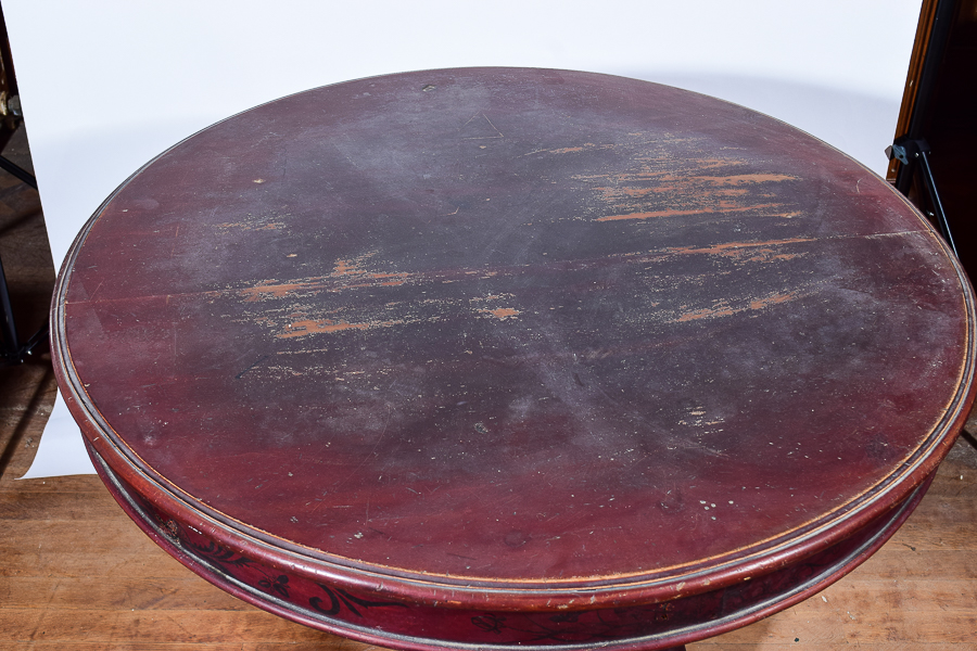 Antique Victorian Pedestal Parlor Table