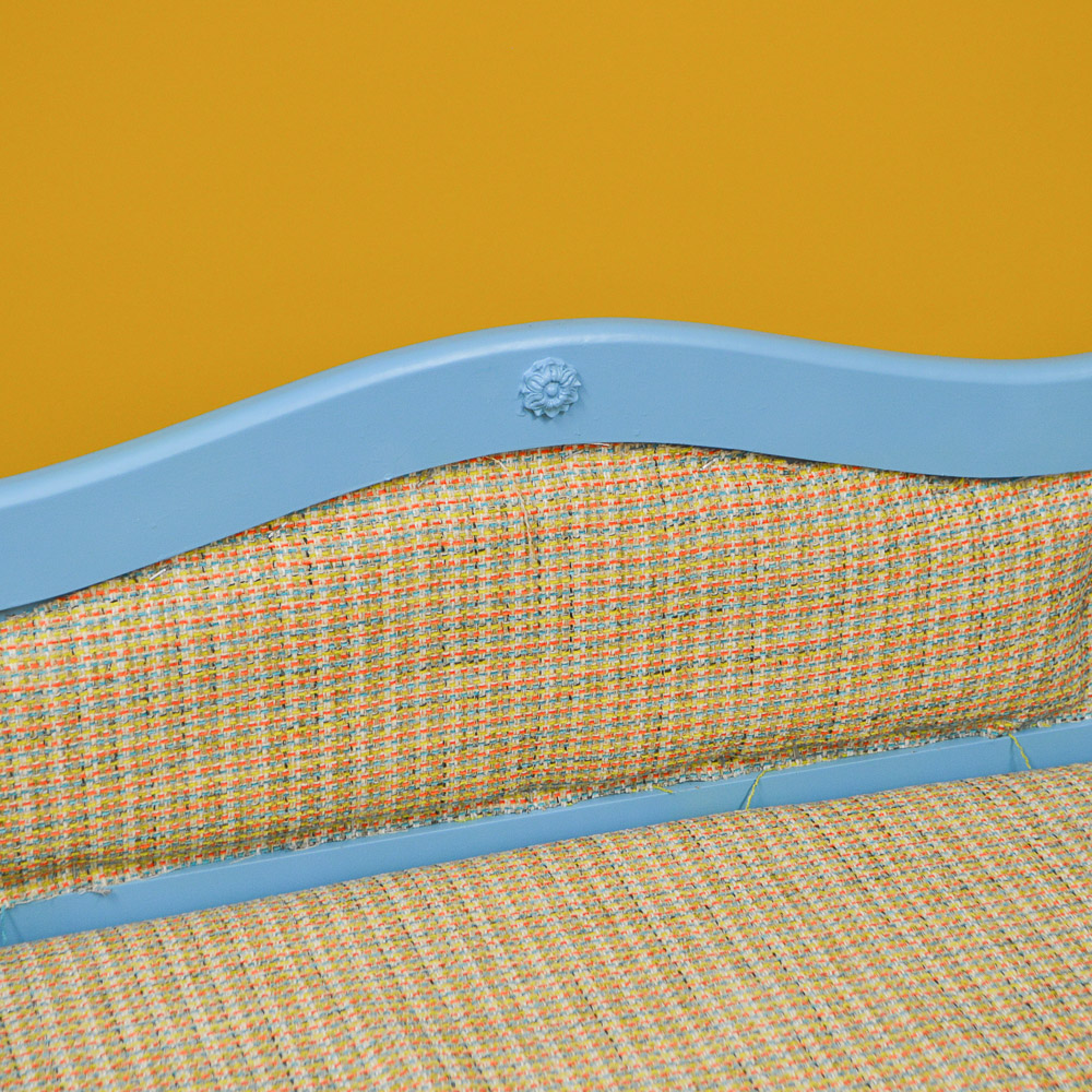 Vintage Painted Settee Bench