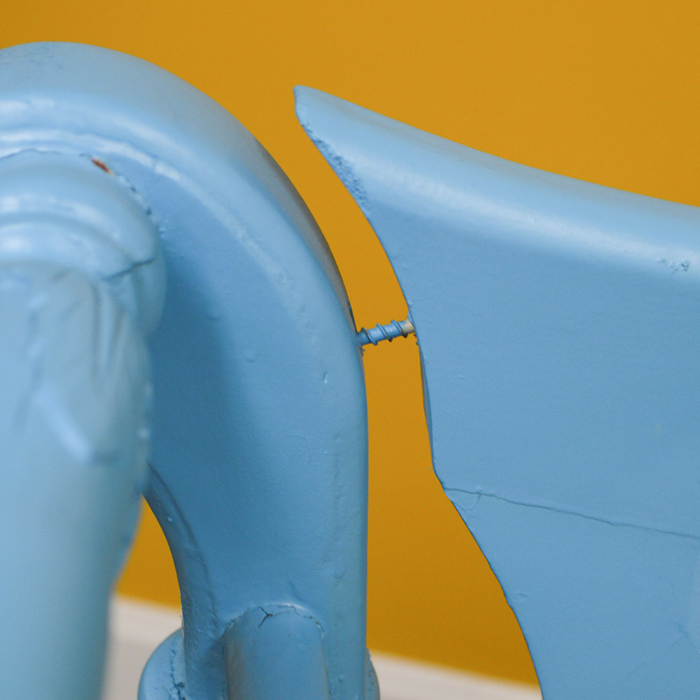 Vintage Painted Settee Bench