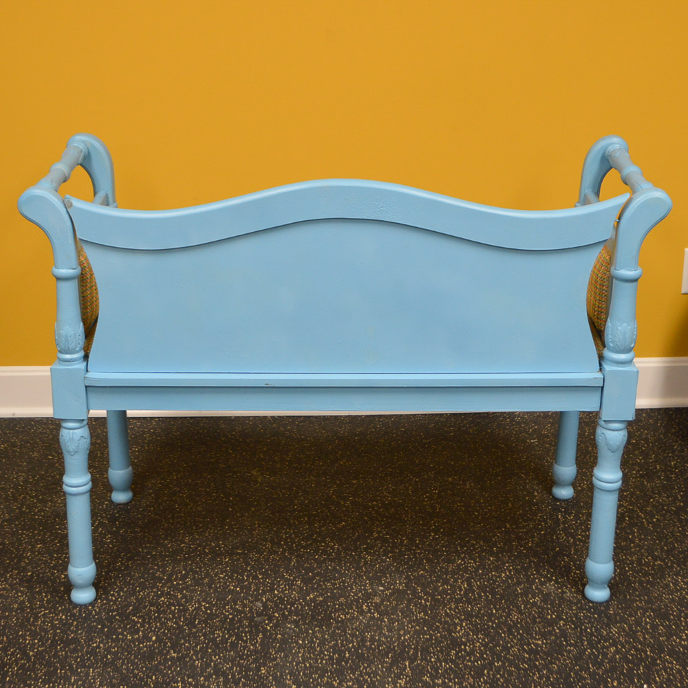 Vintage Painted Settee Bench