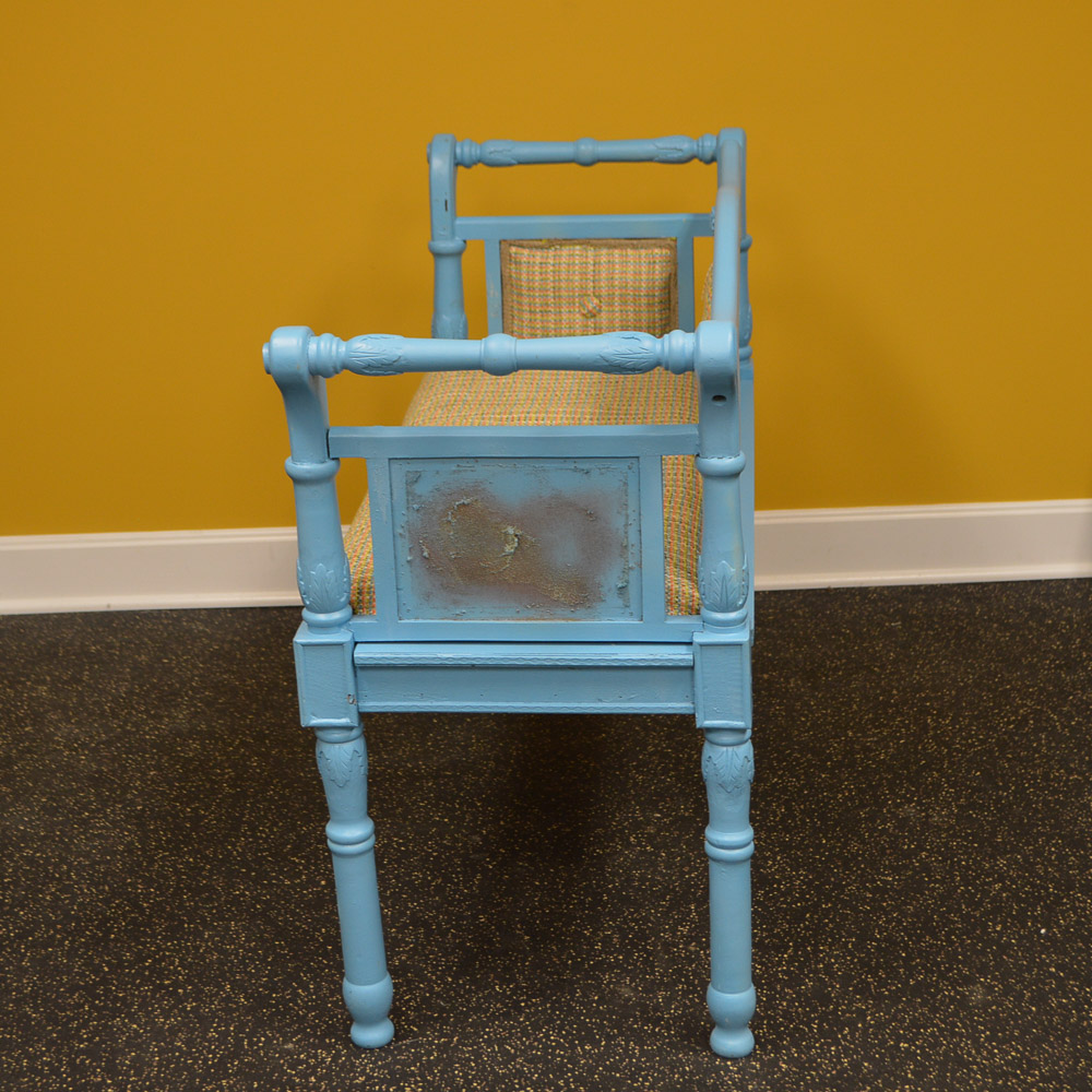 Vintage Painted Settee Bench